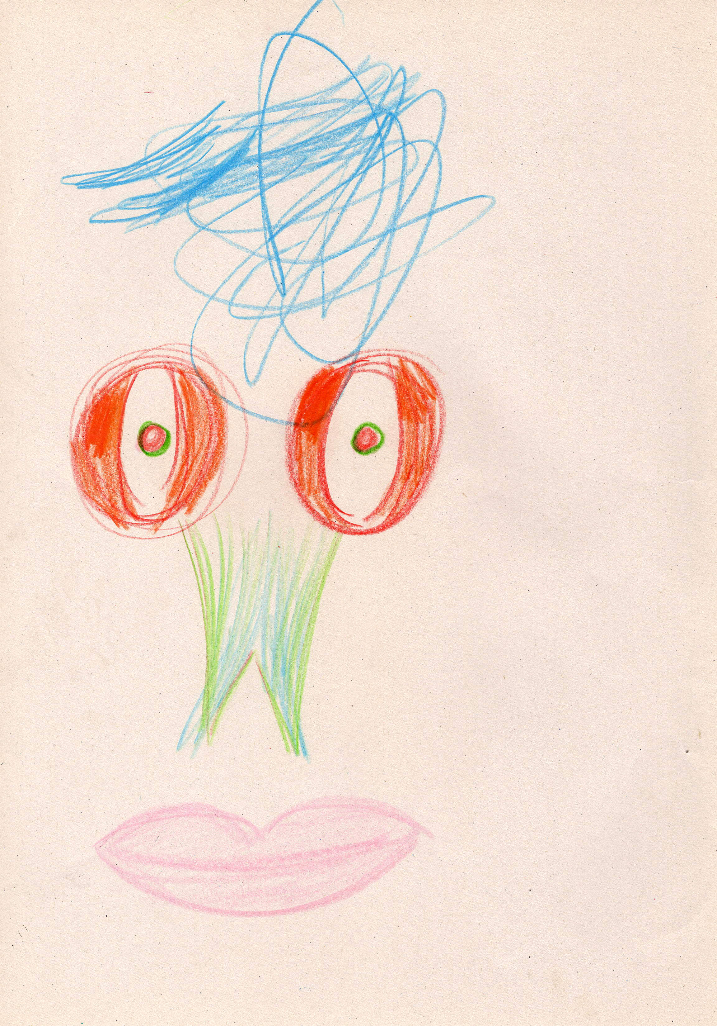 Drawing of one of the characters from Sophie Koko Gate's 'Half Wet'.