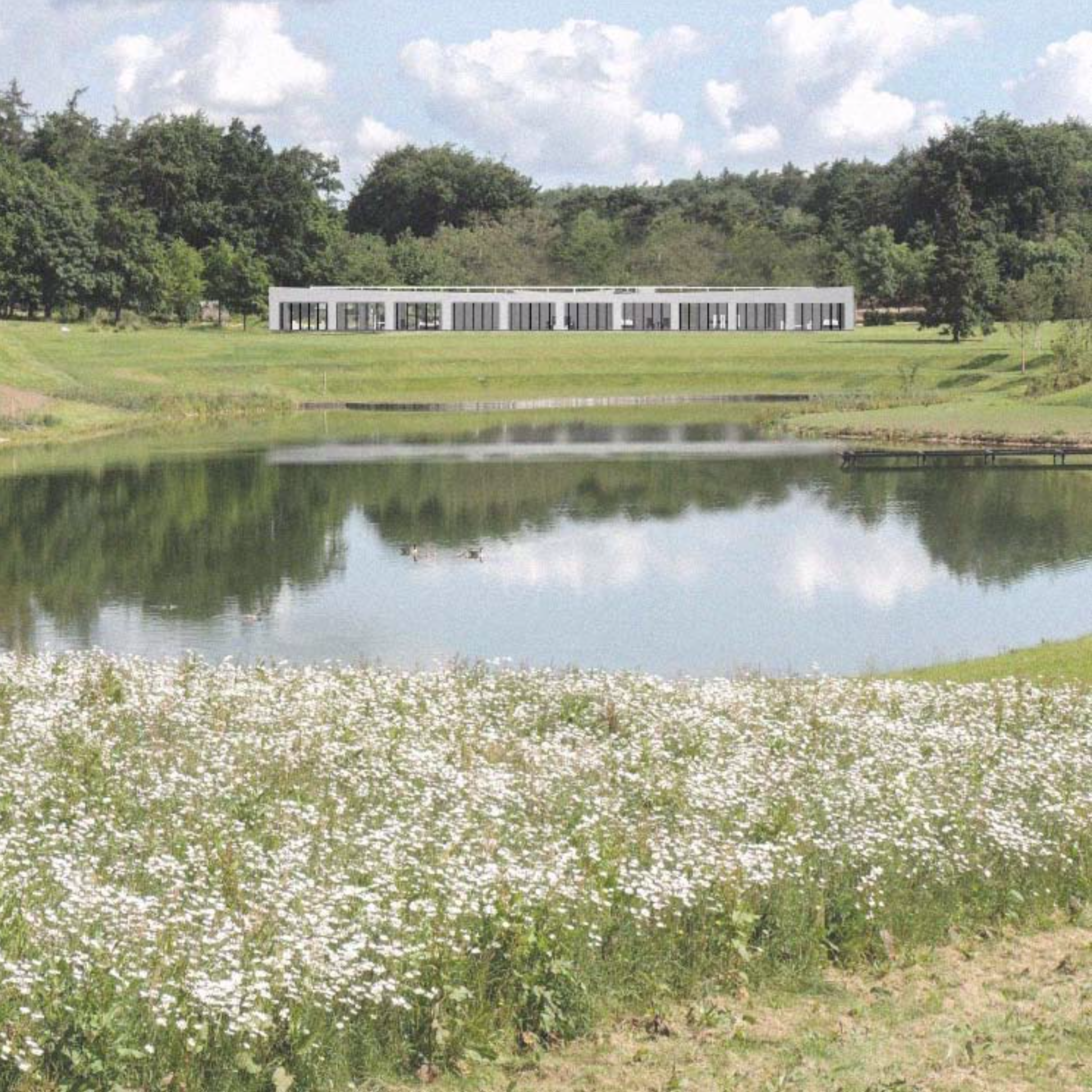 Lake House | Orienting the object to frames of nature