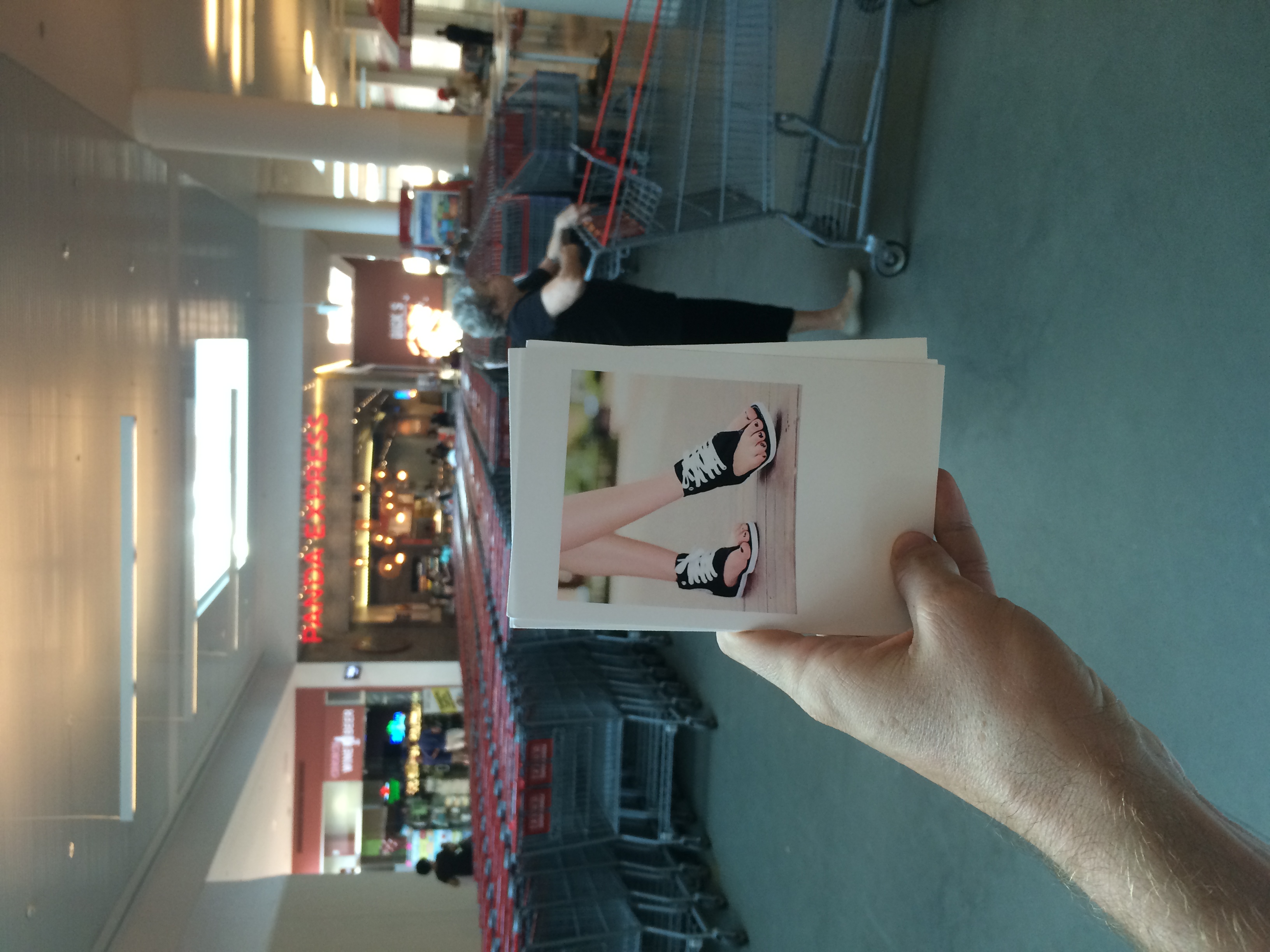 I placed Kentaro's card in a mall in Wheaton, MD.