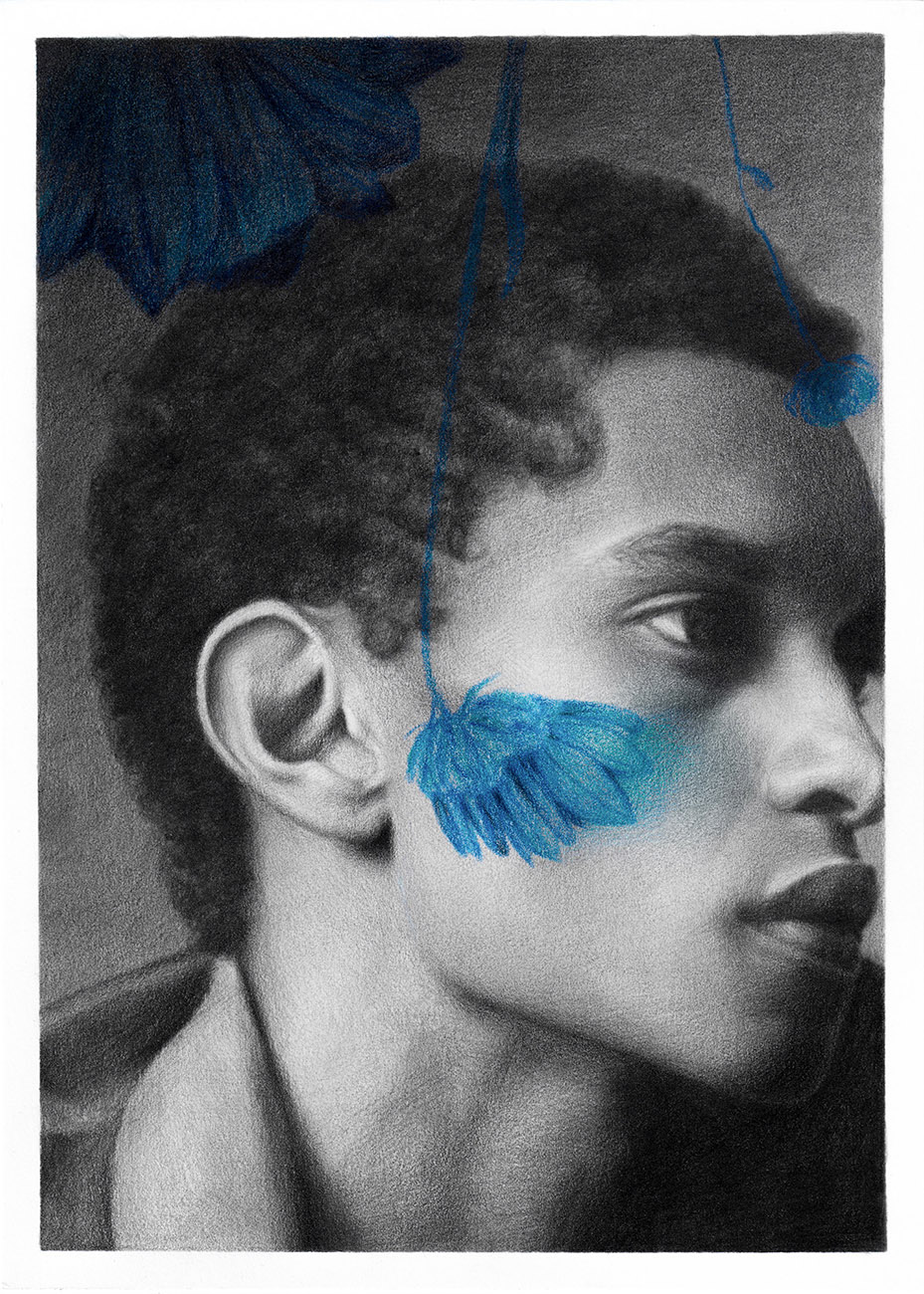 Postcard 2, 2024Graphite and colored pencil on paperfor Nucleus Portland PS9