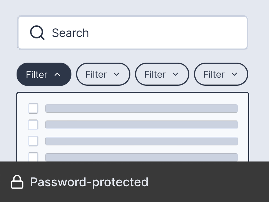 Search UX, modern filtering patterns, cross-functional collaboration