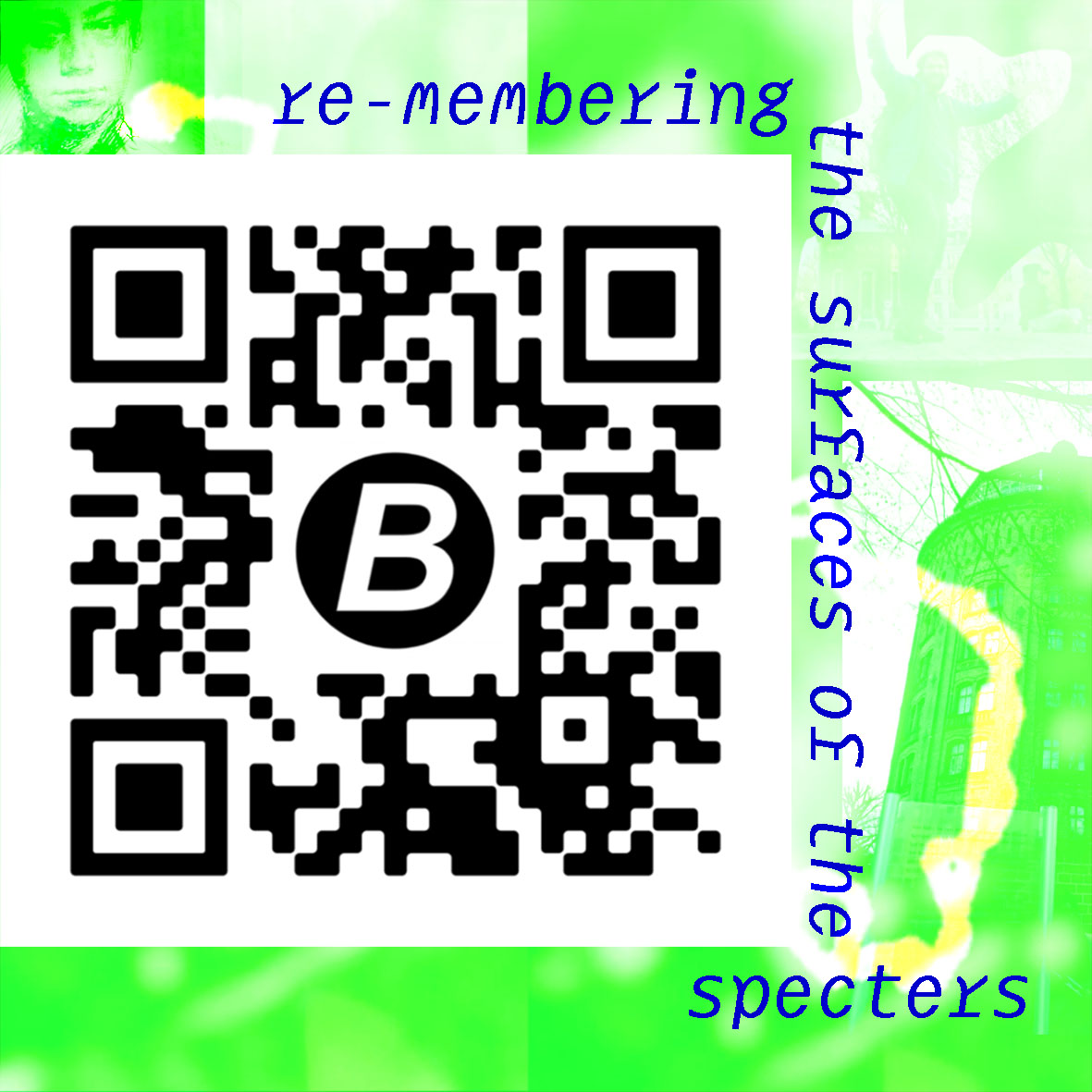 Podcast accessed via QR code – Design by Cam-Anh Luong, 2021