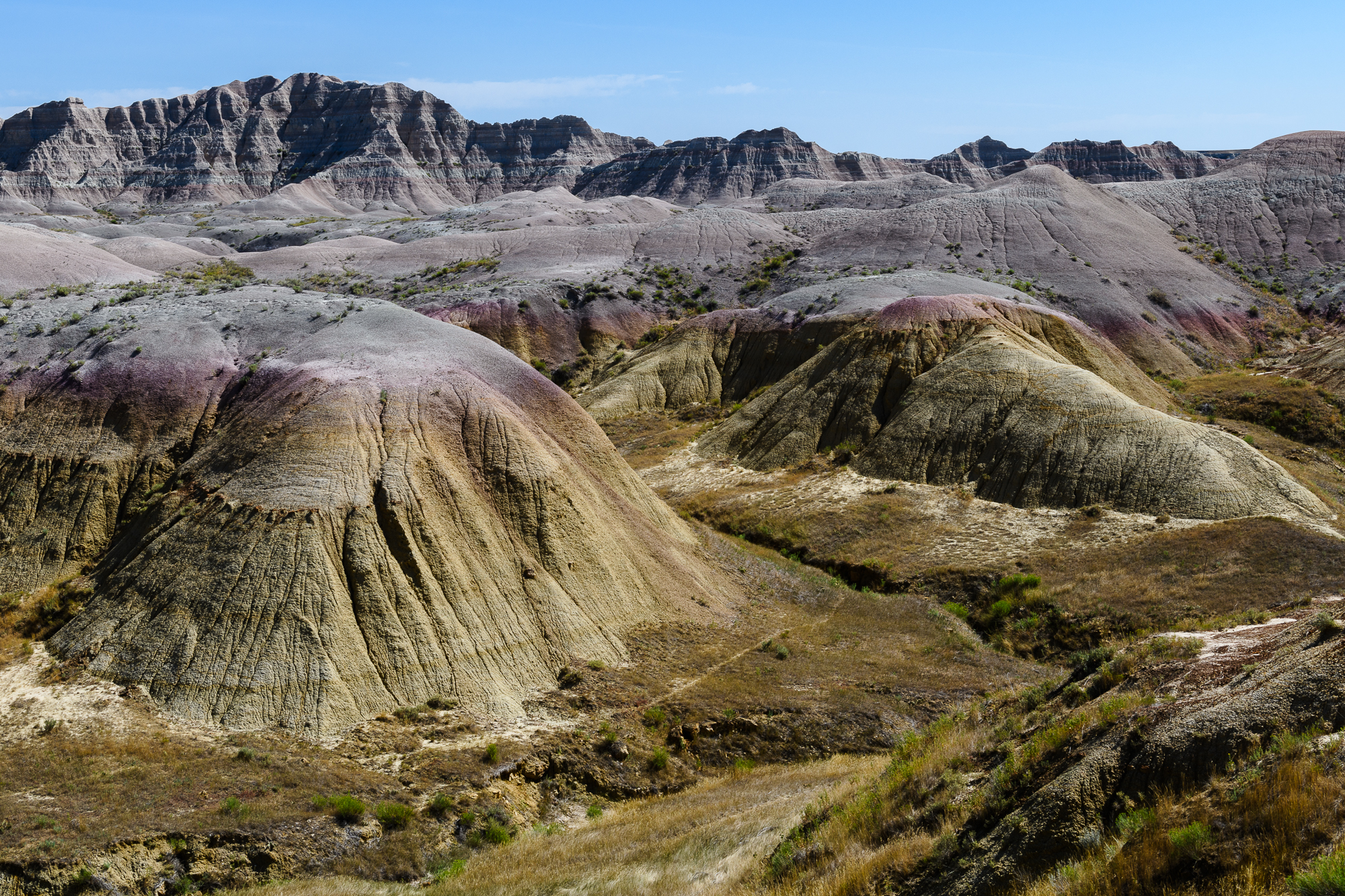 Badlands. État du Dakota du Sud.