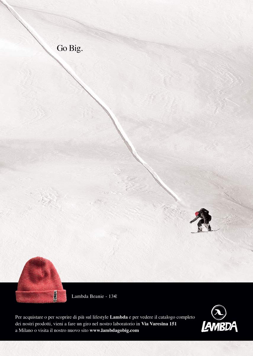 Client: Lambda | Product AD page for brand magazine