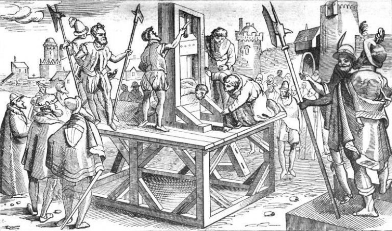 Figure 1. Beheading in a public space