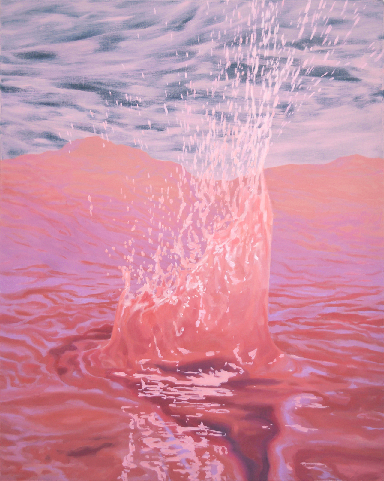 “Sügavustest” / “From the Depths”120 x 150 cm, oil on canvas, 2024 4000€