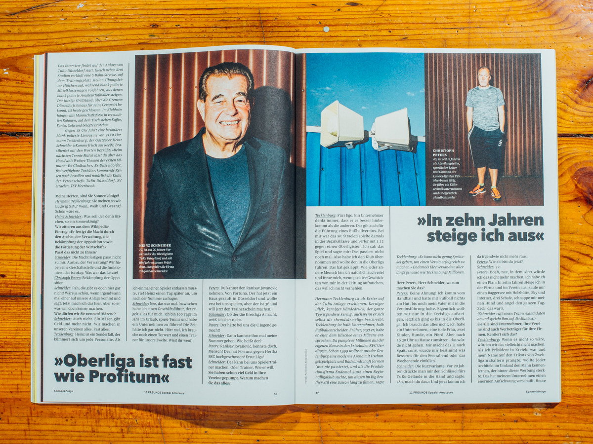 11 Freunde Amateure Spezial / Runder Tisch M&auml;zene / September 2017