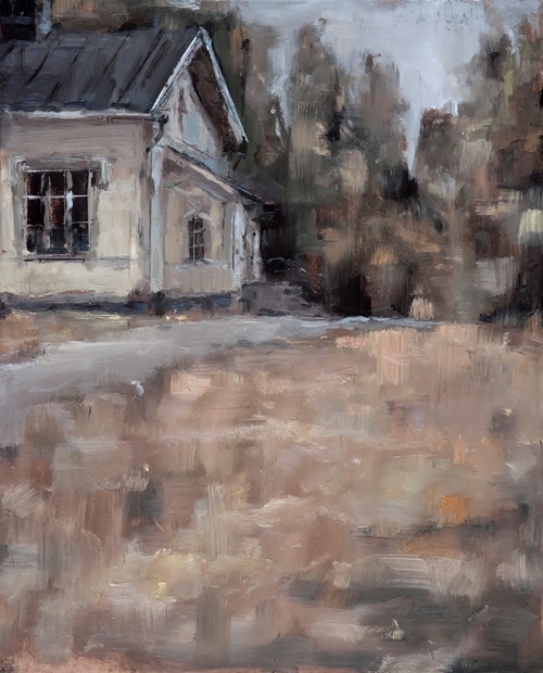 "Talo Ruoholahdessa", oil, 2013, sold