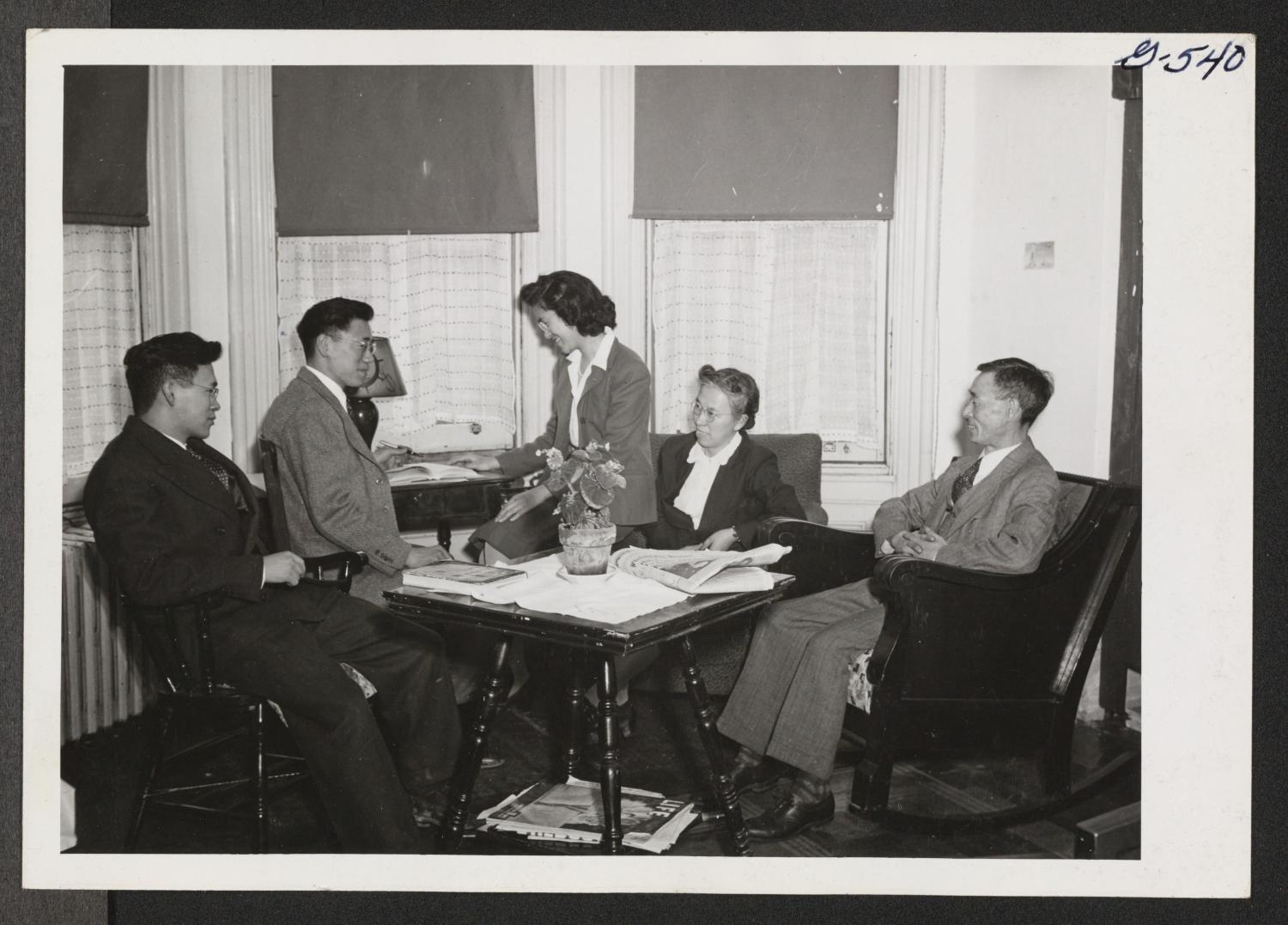 Inouye family at Philadelphia Hostel