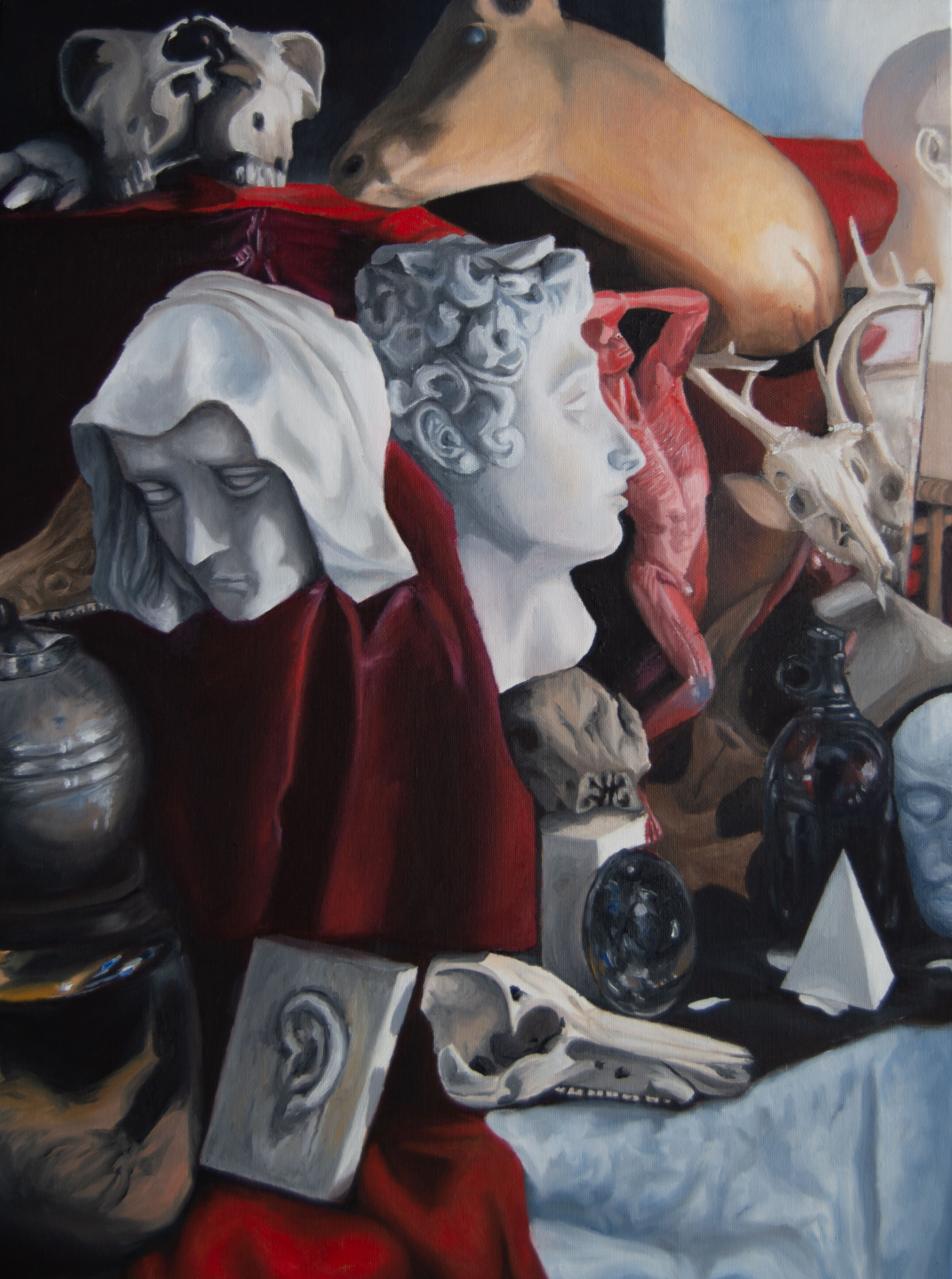 Lauren Jones, Macabre 1, 2020, 18x24 inches, ART-202: Intermediate Painting