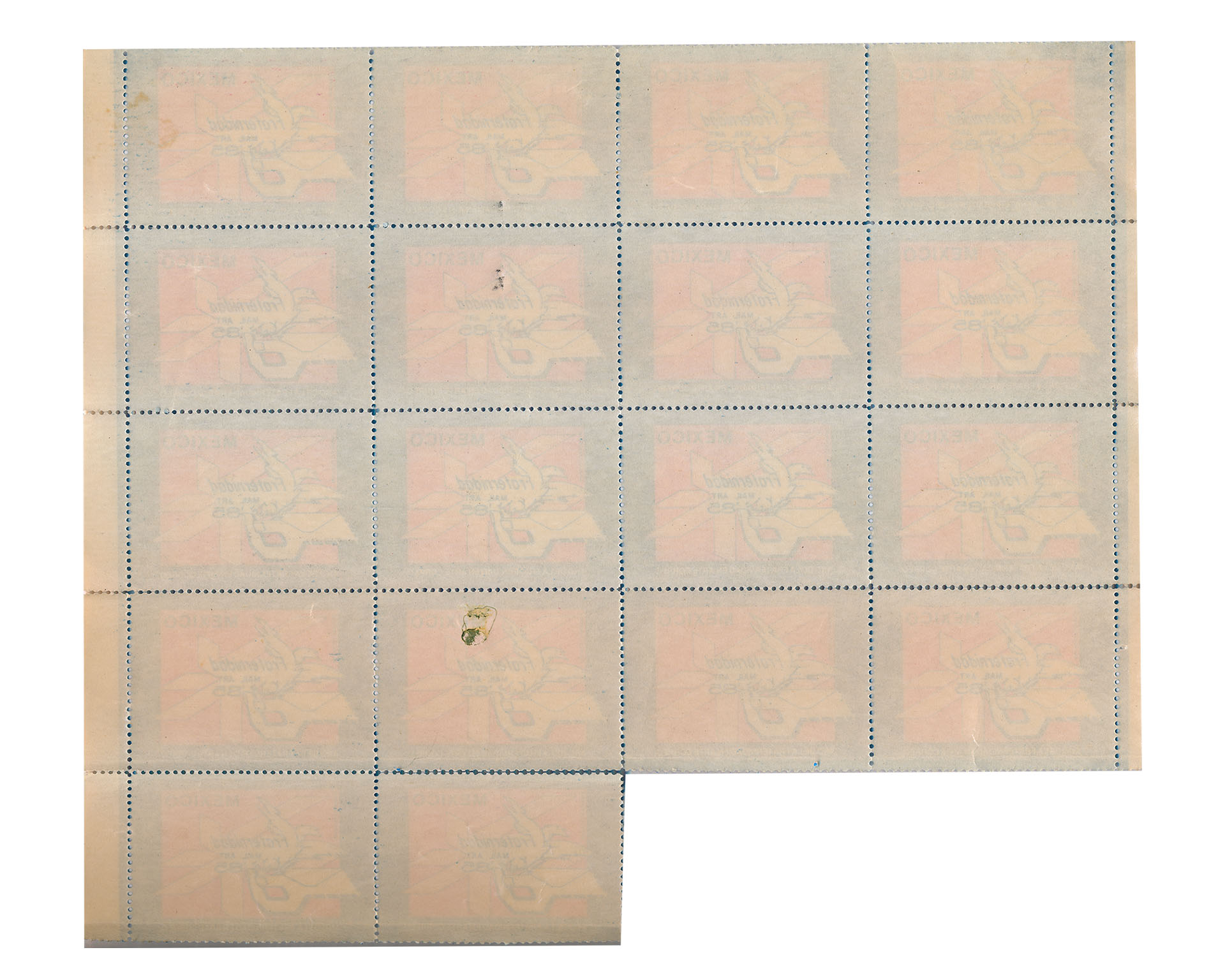 Estampas Postales "Año de la Fraternidad en Arte Correo", Timbre Postal, México, 1985