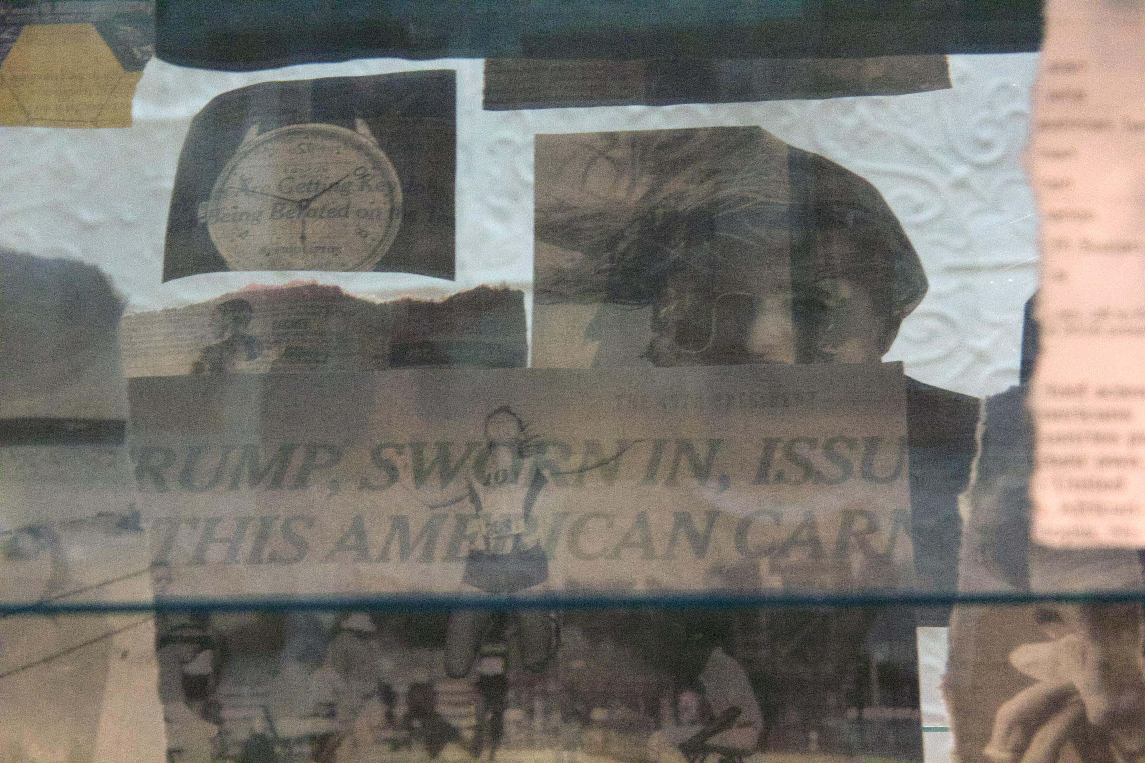 American Carnage (And they threw their thoughts ahead of themselves like arrows) 2017  Archival Pigment Print on Arches Watercolor Paper 5” x 7.5” Edition 1/3 + II AP