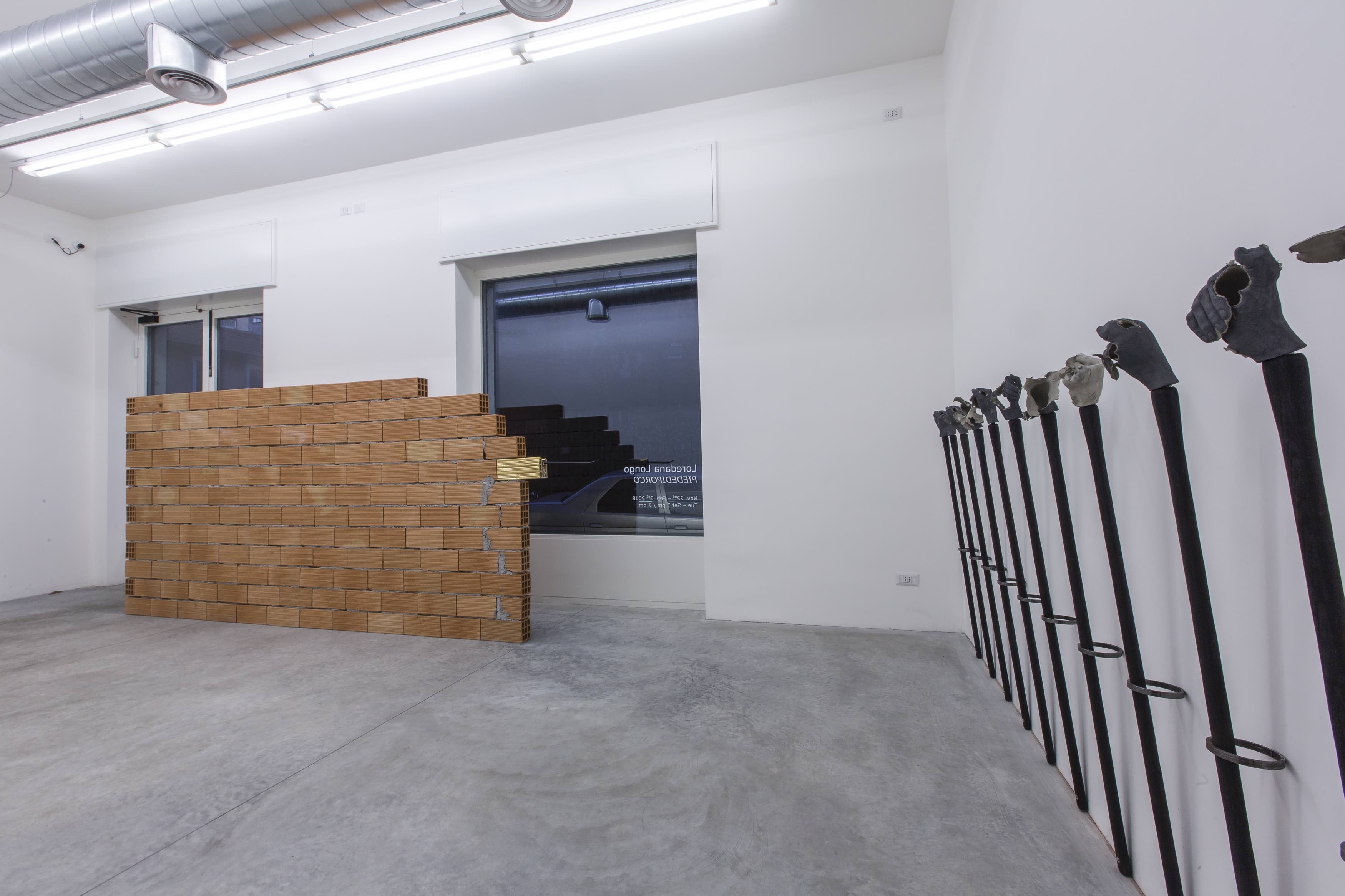 PIEDEDIPORCO and FIST, installation view