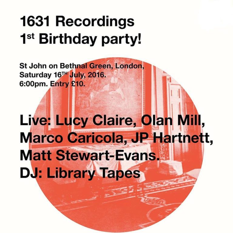 16th July  St John, Bethnal Green, London.  Lucy Claire, Olan Mill, Marco Caricola, JP Hartnett, Matt Stewart-Evans.