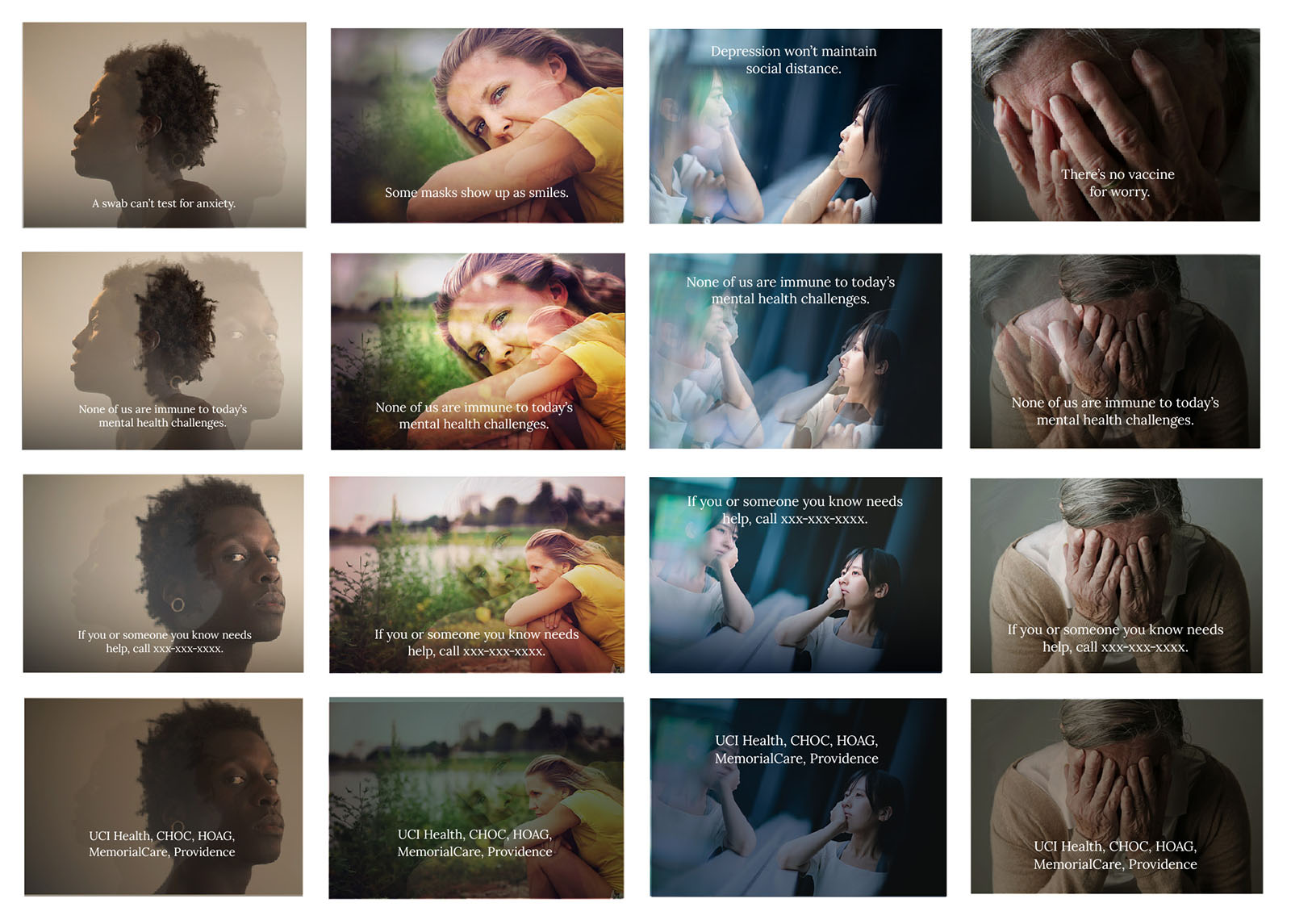 Concepting for COVID related mental health spot