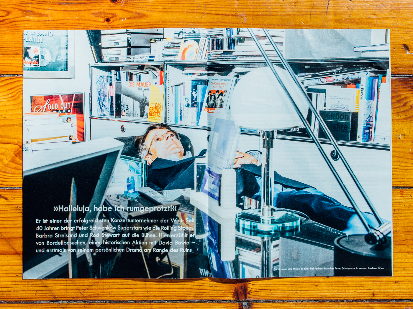 Zeit Magazin / Konzertunternehmer Peter Schwenkow / Mai 2018