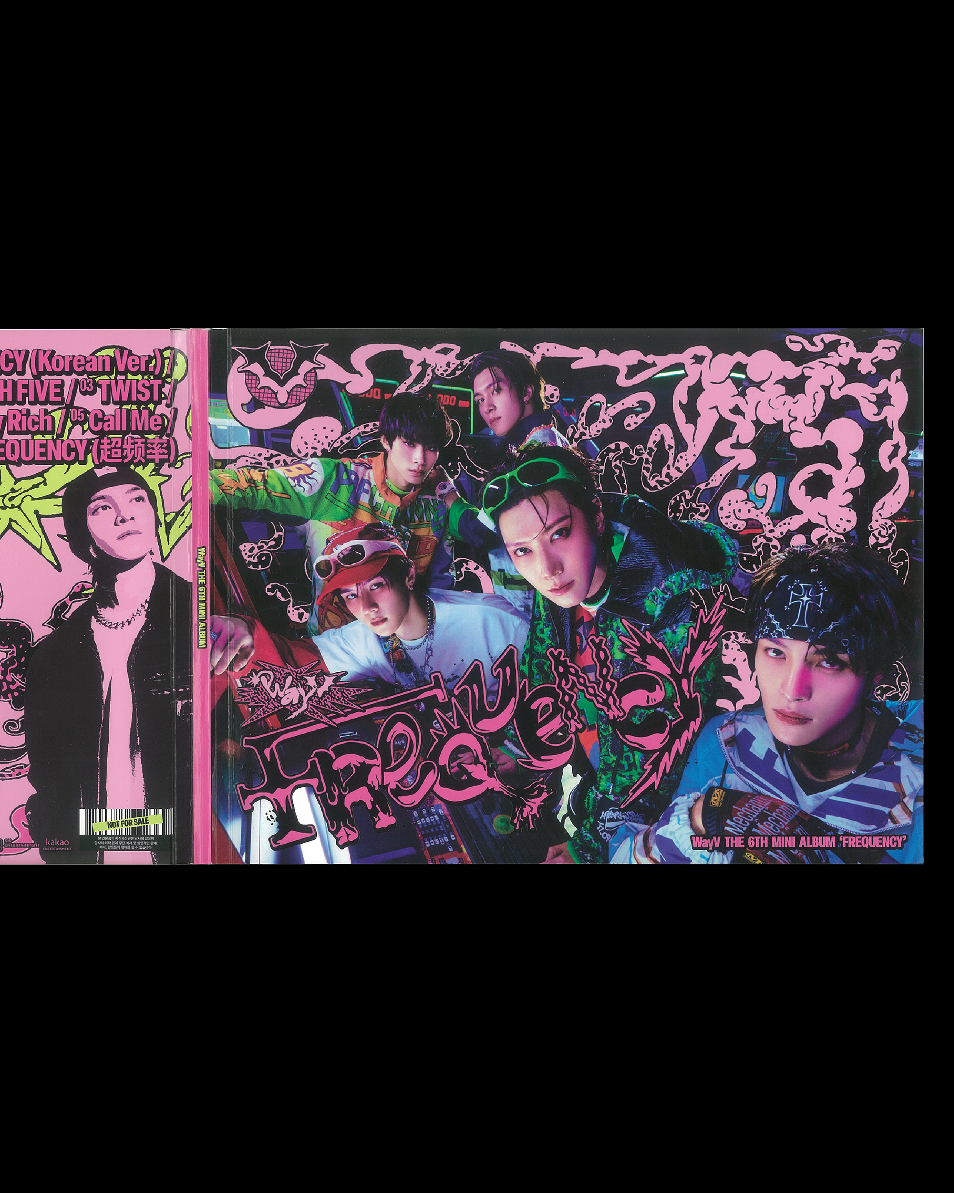 Album Graphic & Title Logo design for The 6th Mini Album ‘FREQUENCY’