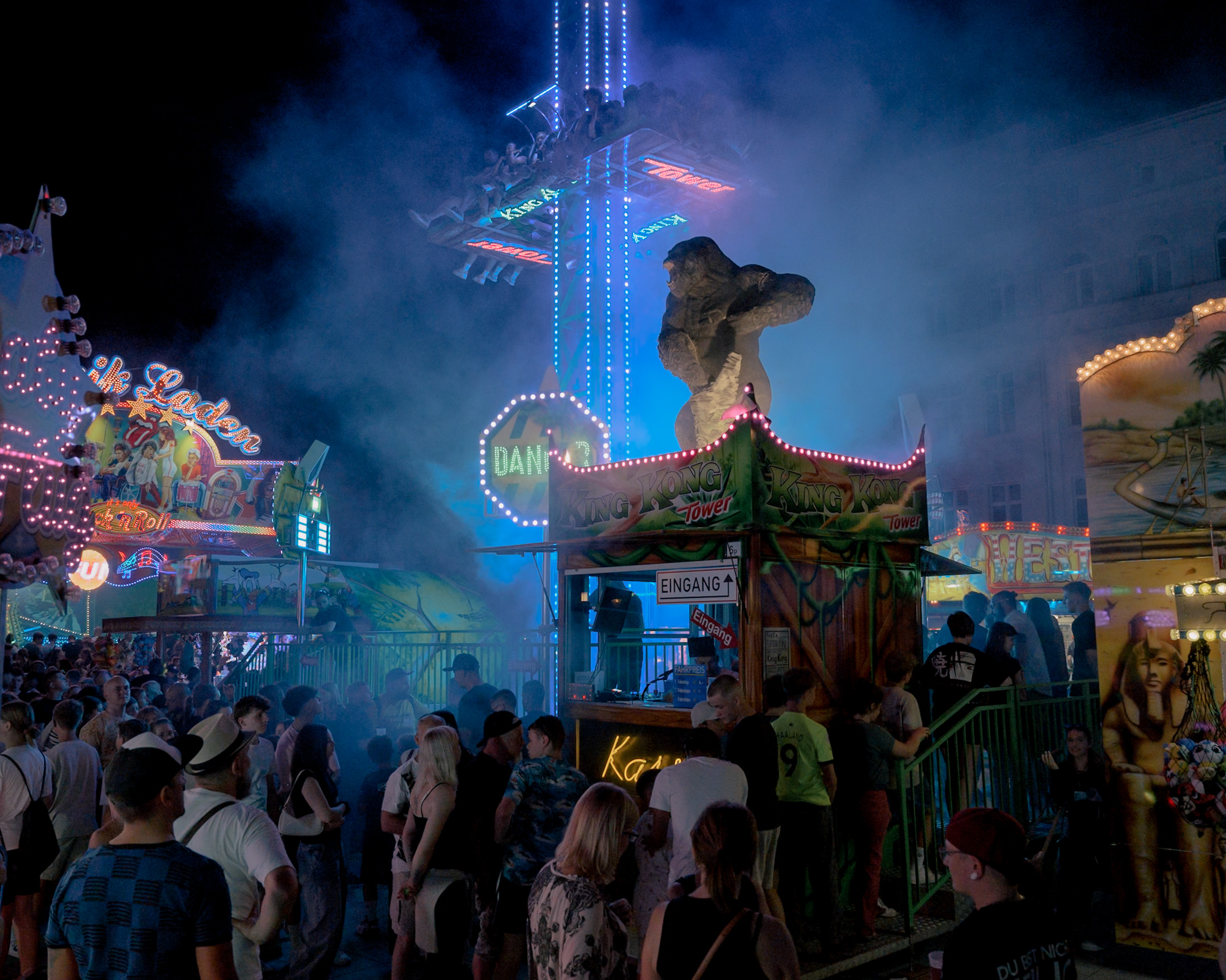 A scene at the Old Town Festival in Görlitz, Germany on August 24, 2024.