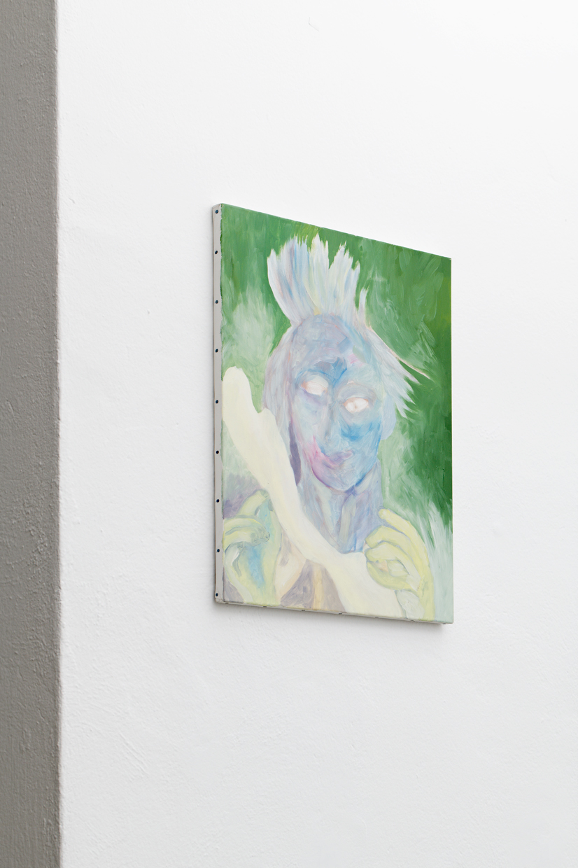 Geneviève Morin, La Nébuleuse, 2010. Huile sur toile de coton. 60 × 50 cm. Courtesy de l'artiste.