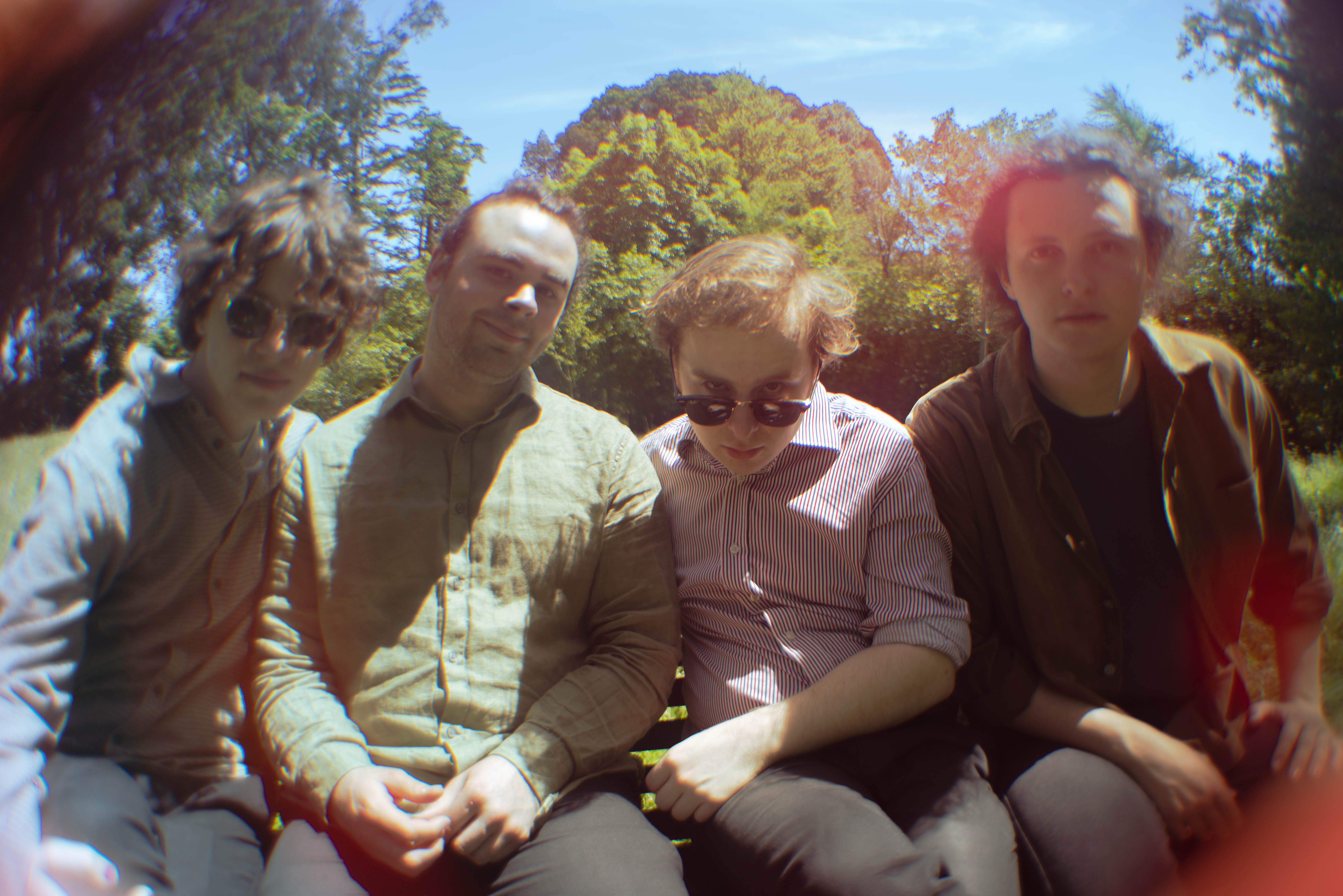 Sam Bambery and band in Ōtautahi, photographed by Ella Waswo