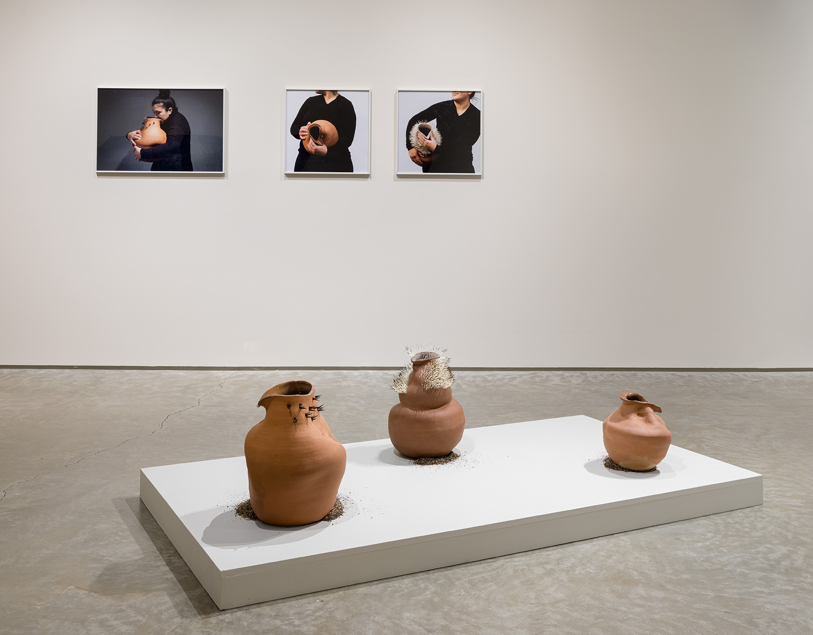 Installation view of "In Absentia," 601Artspace. Photo by Etienne Frossard.