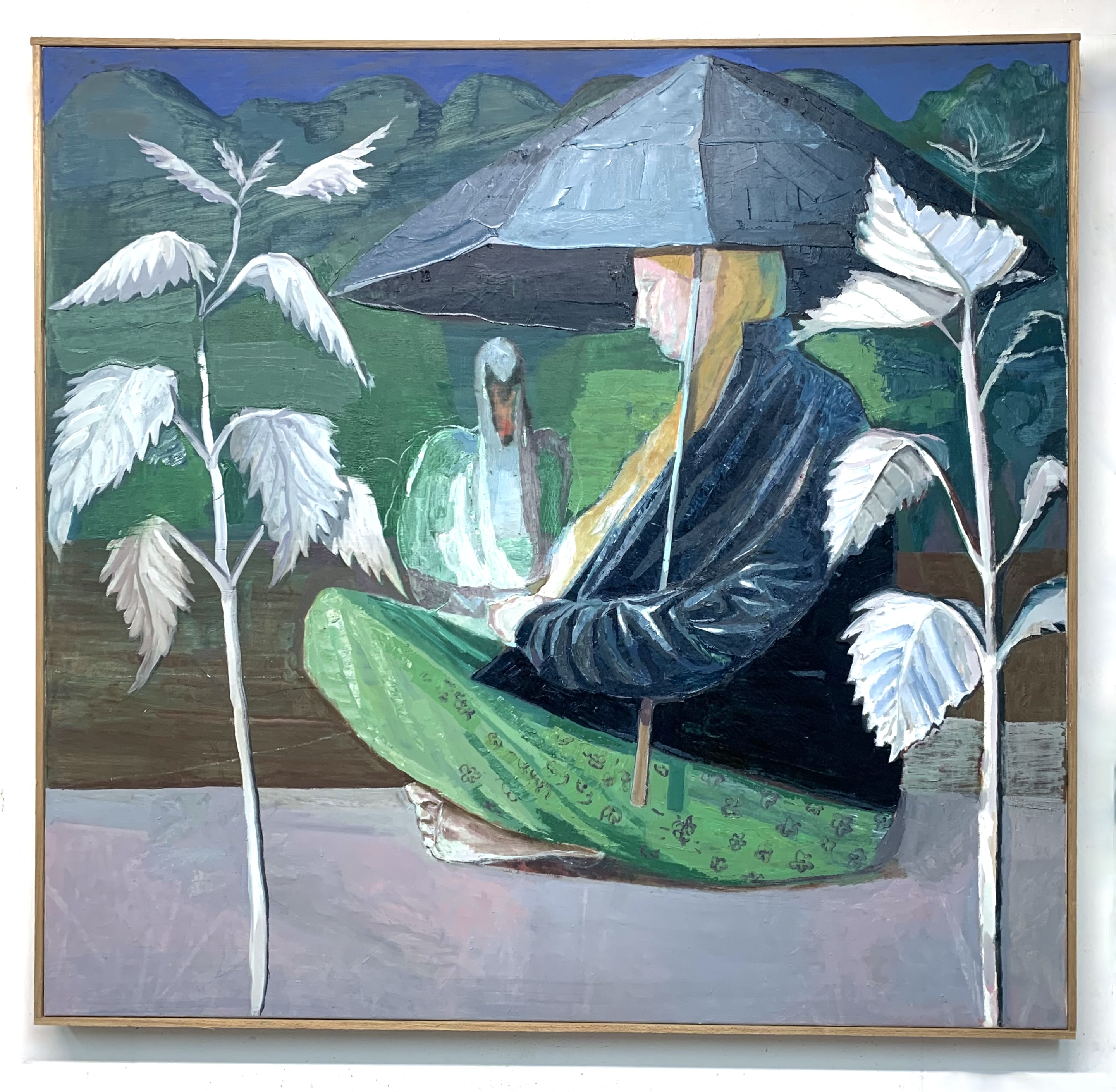 Leda, Oil on canvas, 120x110cm, 