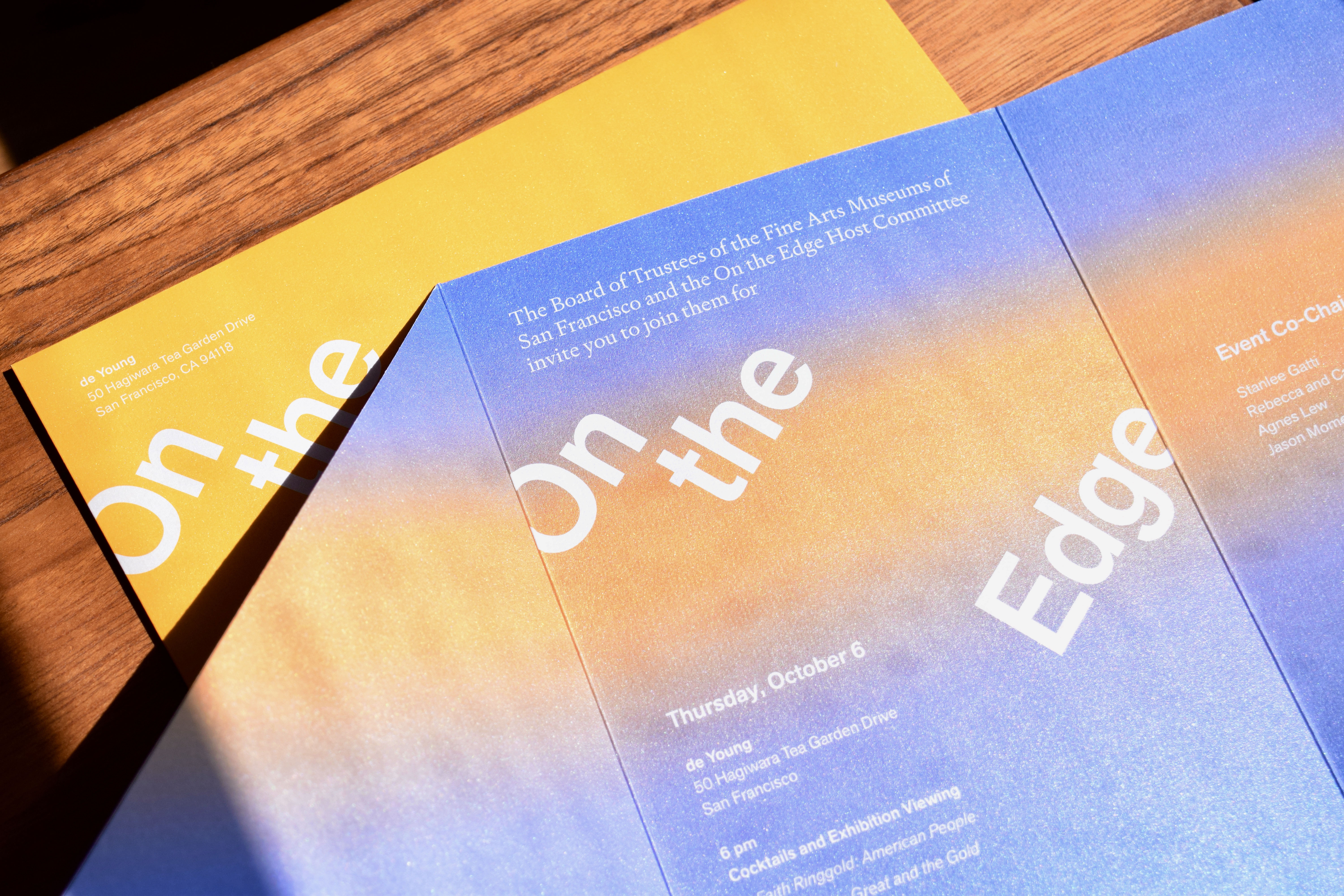 Black tie invitation (On the Edge, 2021).