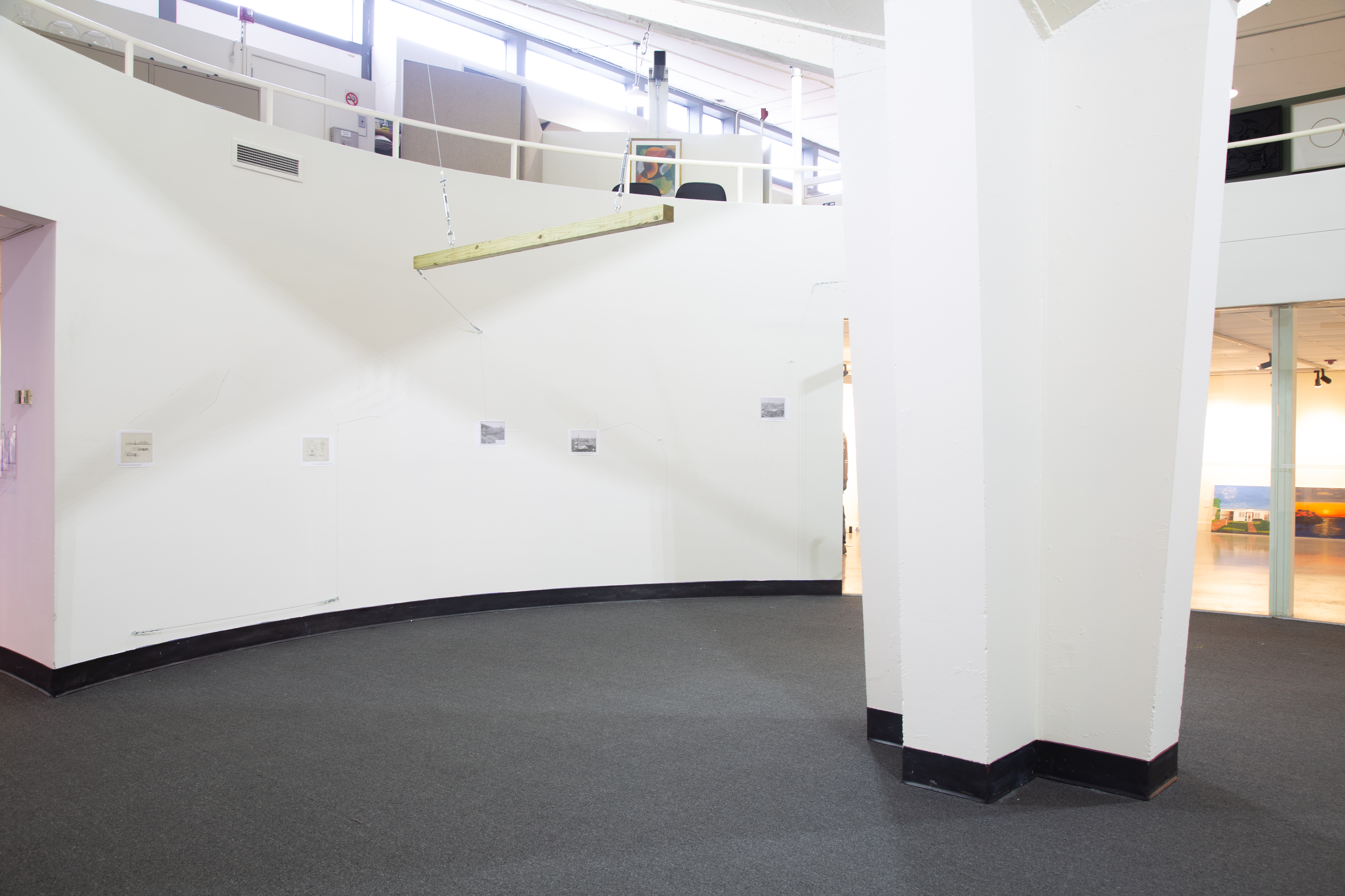 Installation view at Lehman College Art Gallery.