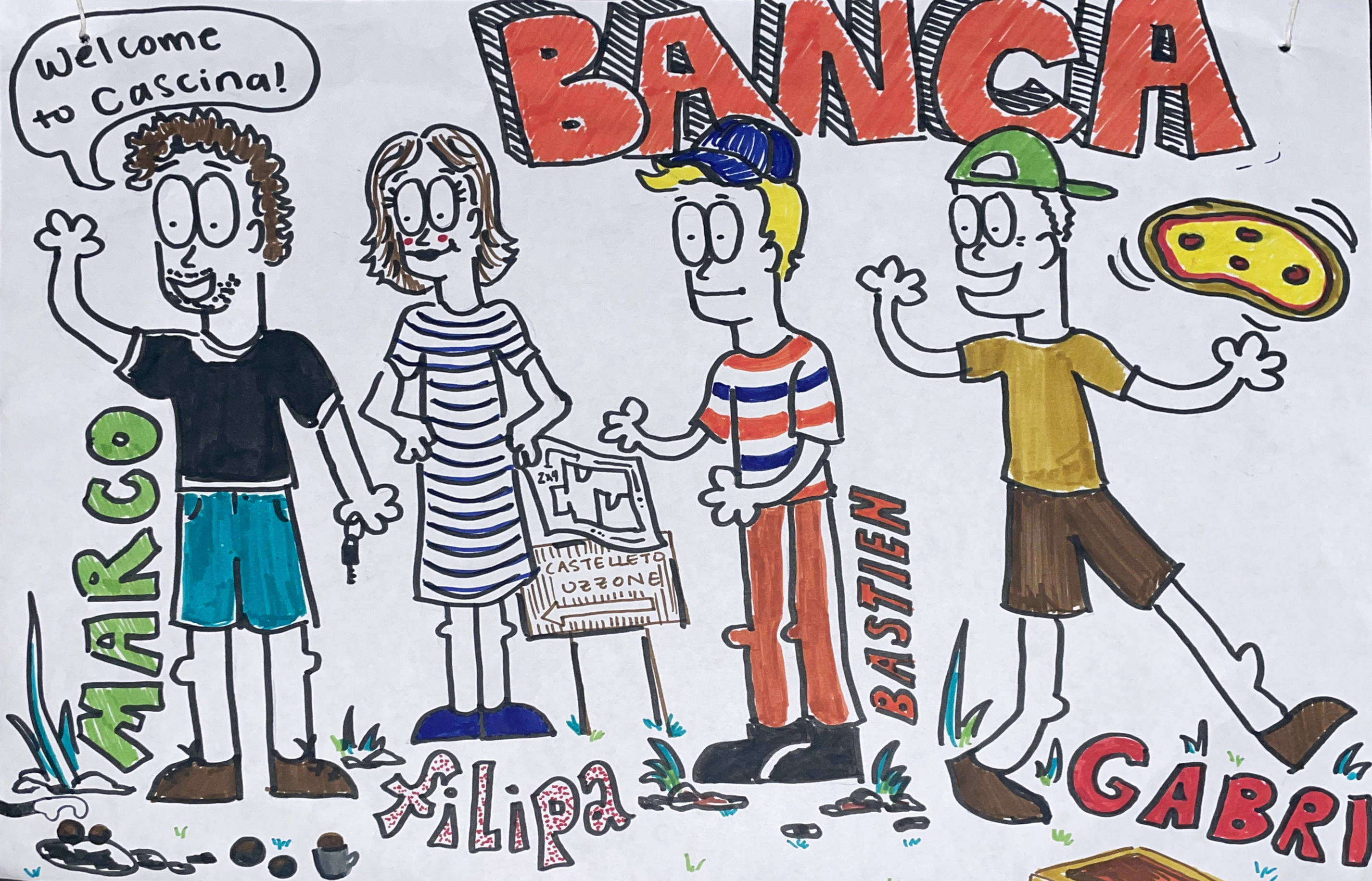 drew my coworkers as bob's burgers characters