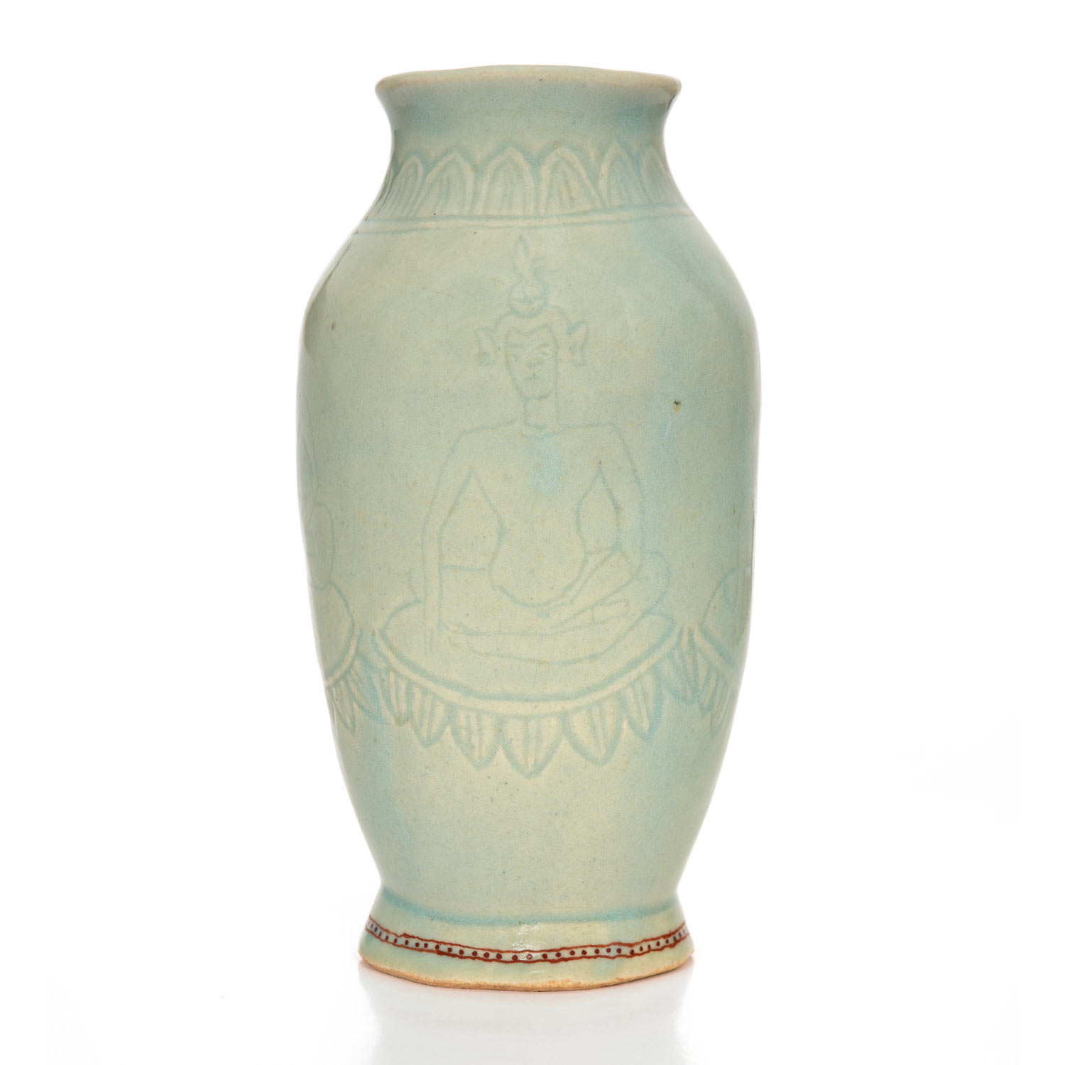 HN1274 Four Buddhas in silence, 28.11.16Glazed ceramic stoneware24 x 11cm