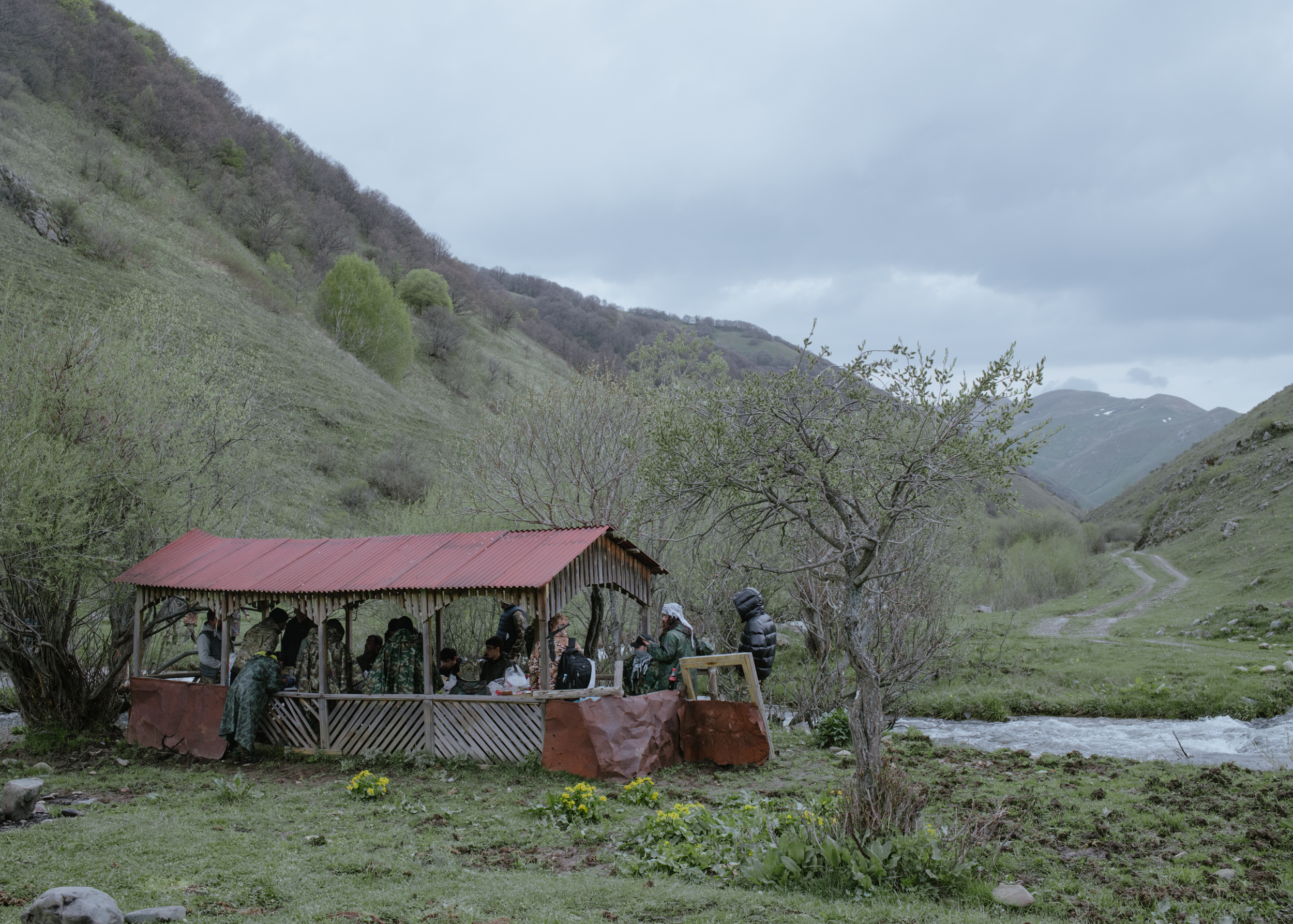 Paramilitary training of the organisation Voma, which prepares civilians for the defence of Armenia