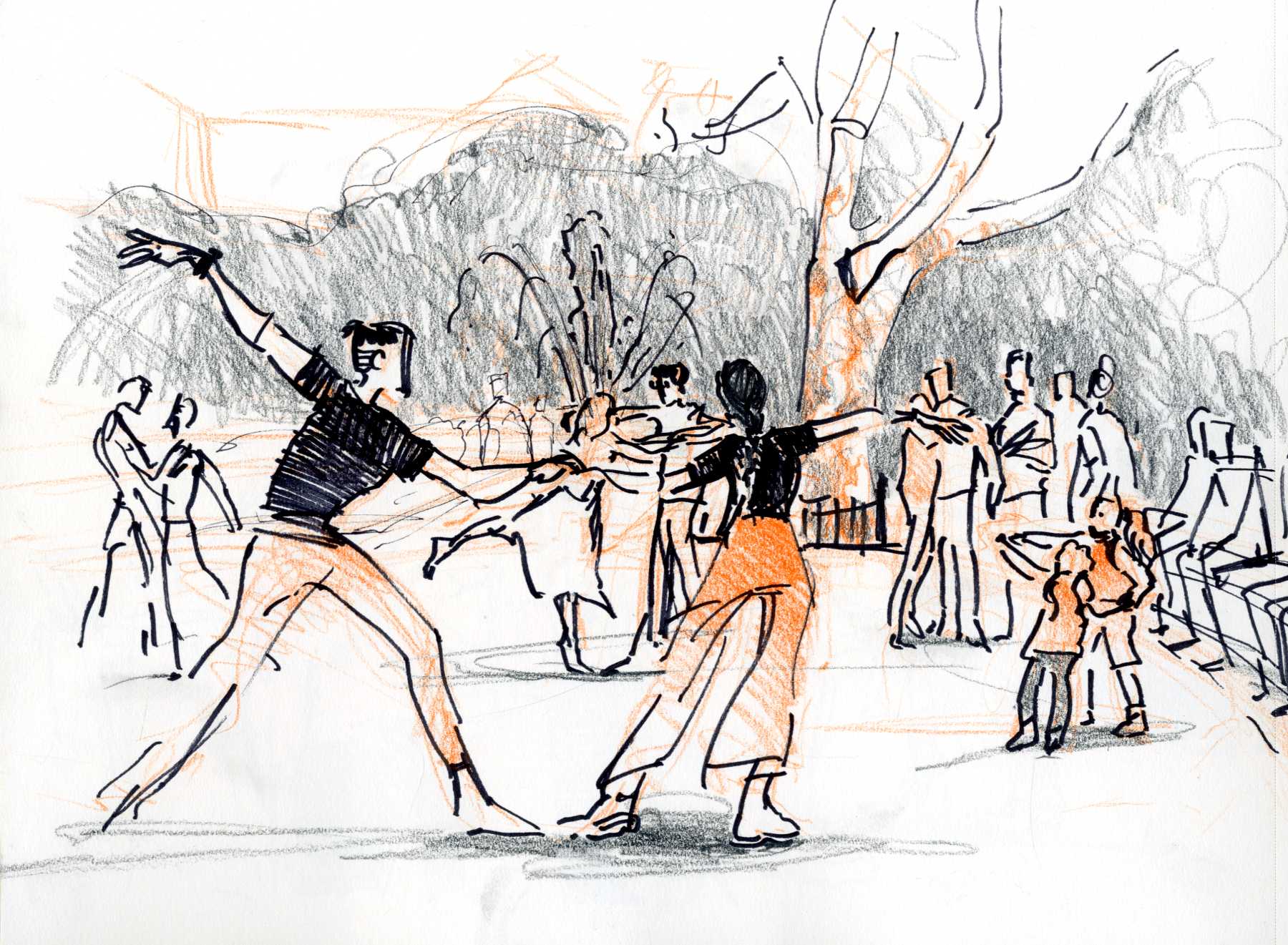 Dancers: Washington Square Park