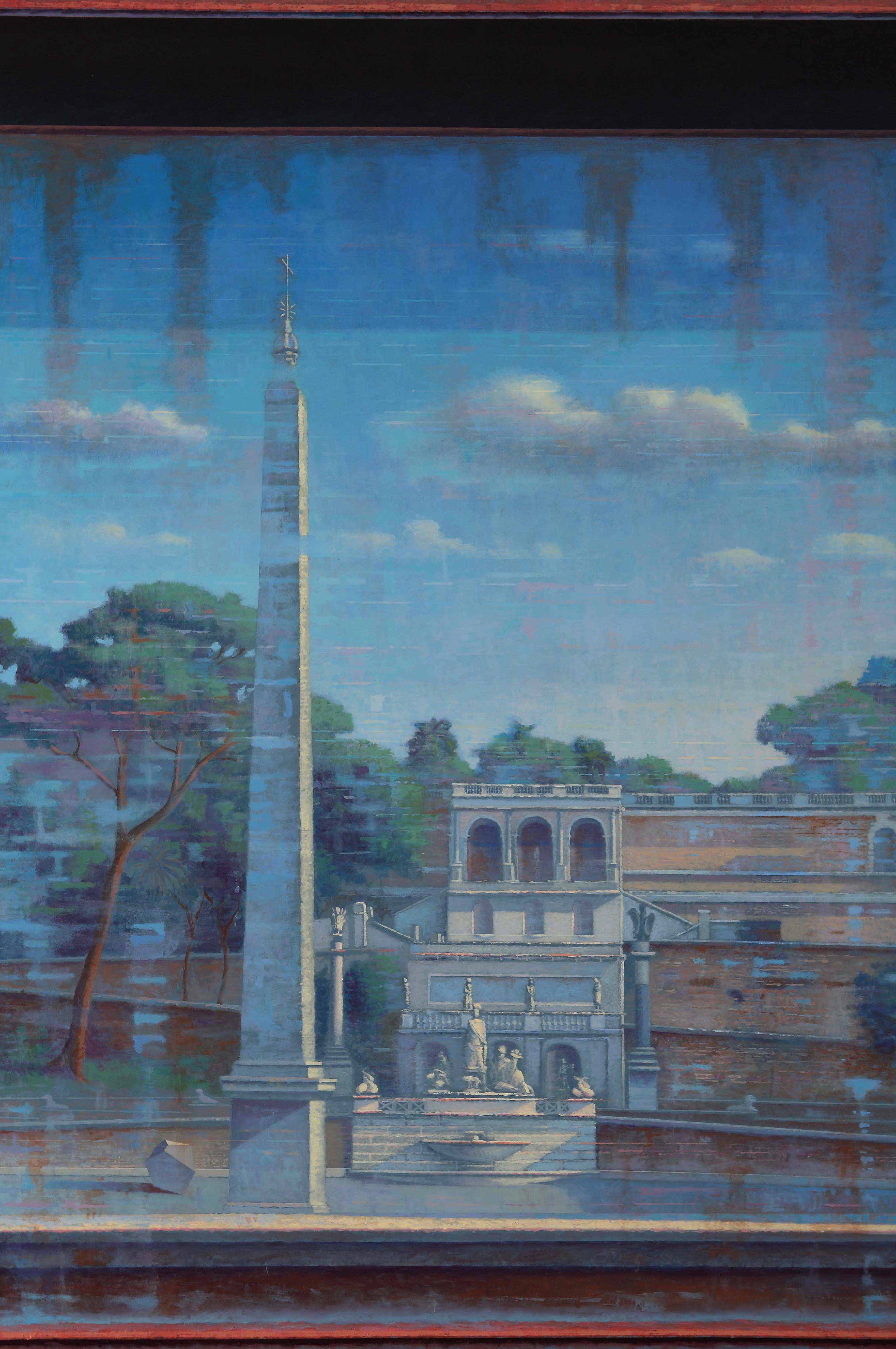 Roma Apparizione, 2014, olio su tela, 150 x 100 cm