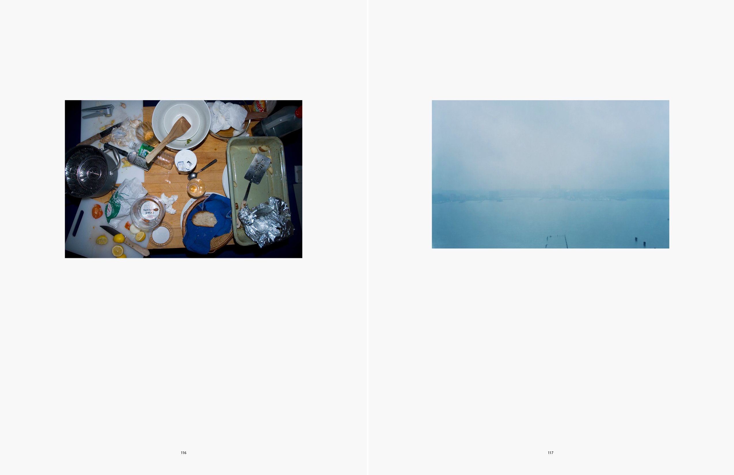 Kitchen Table; Studio view of Hudson River