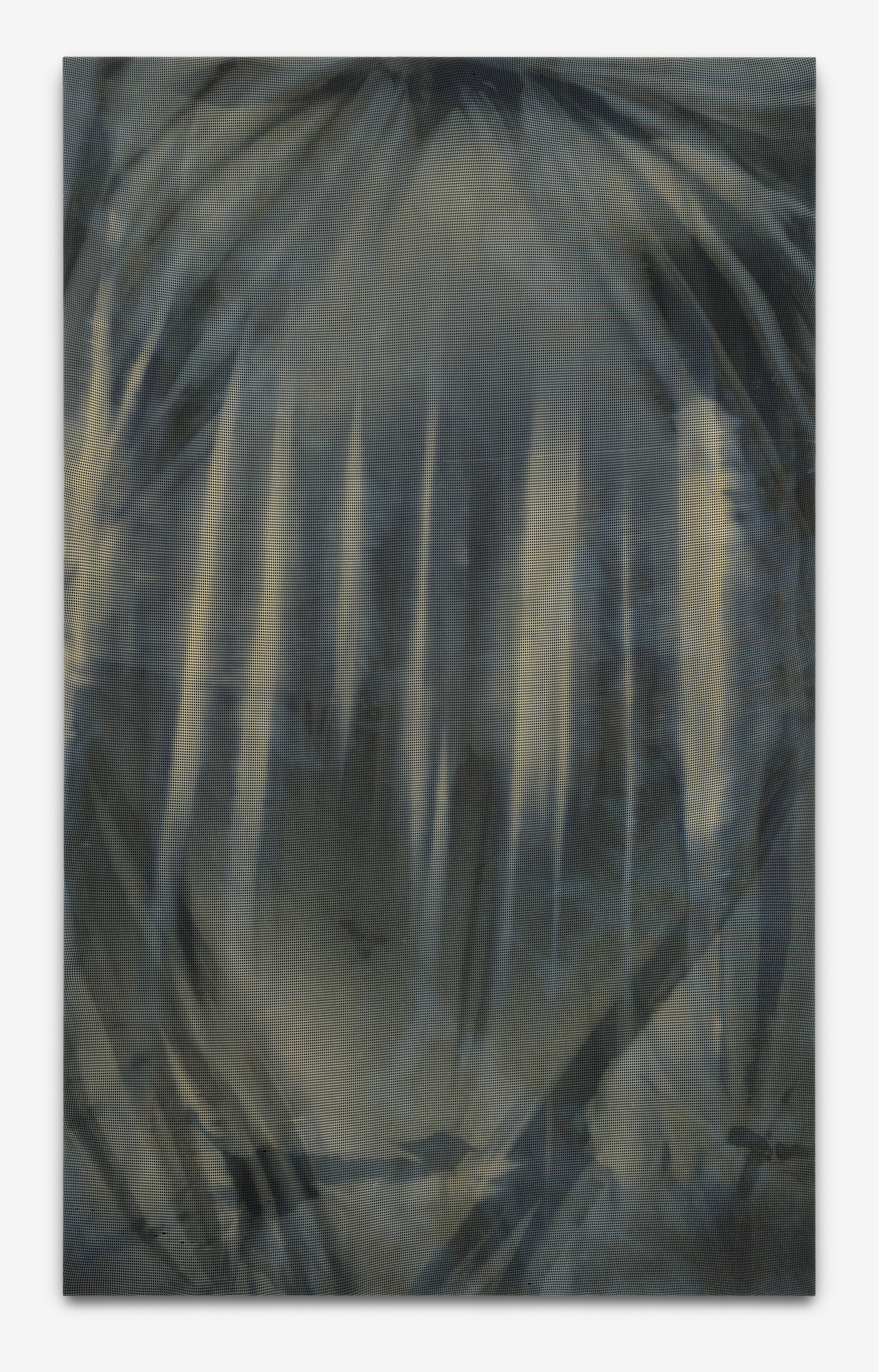 untitled, 200x120cm, dye and bleach on fabric, 2016