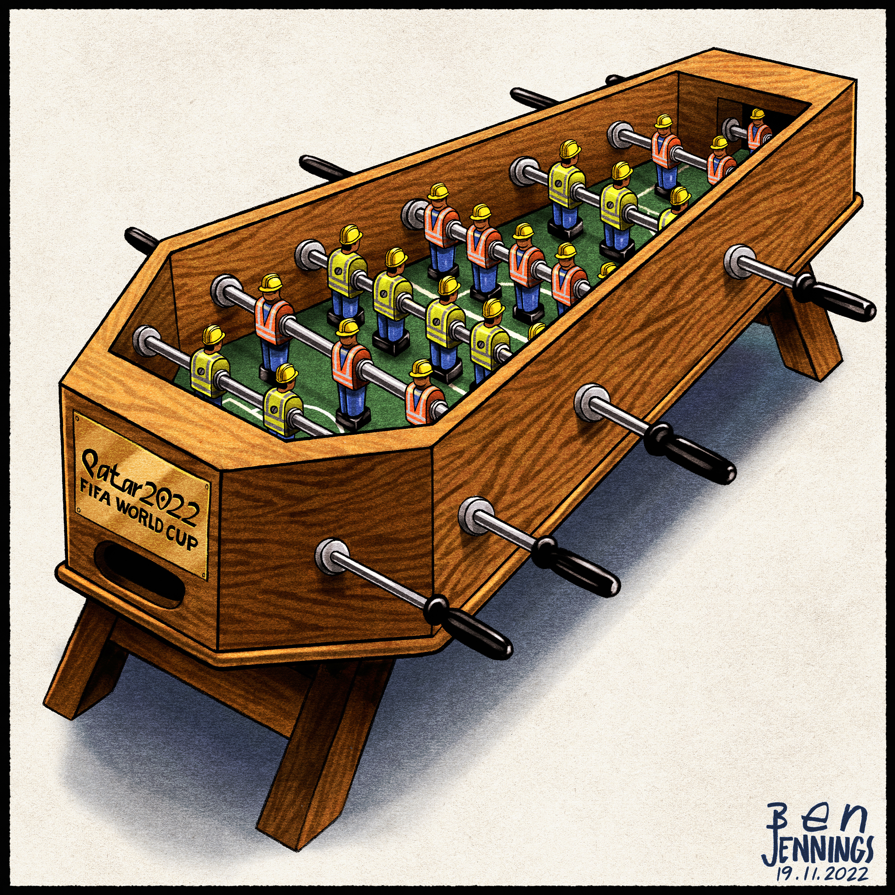 The Economist - 19.11.22 - Winner of The European Cartoon Award 2023 (click image to purchase print)