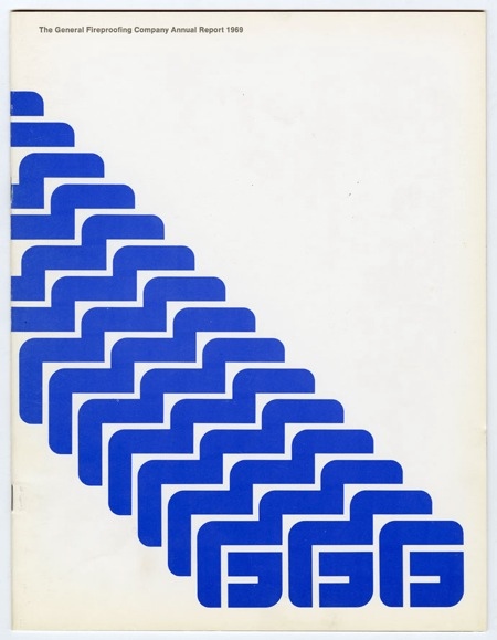 (Annual report for The General Fireproofing Company by Chermayeff & Geismar,1969)