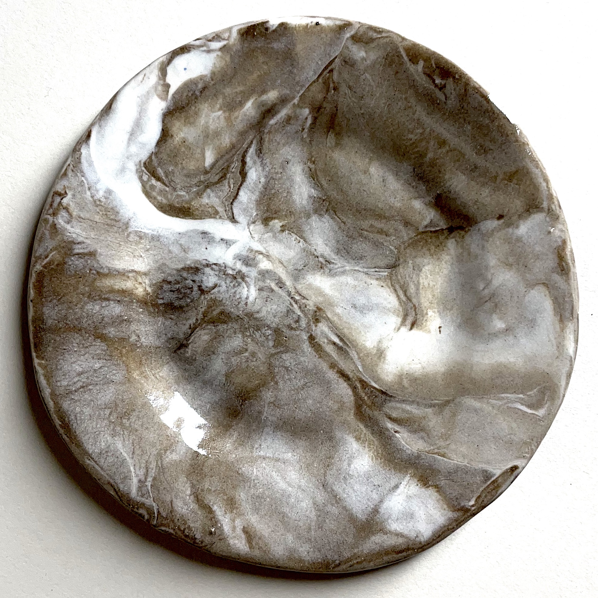 Small Marbled Plate [$45]