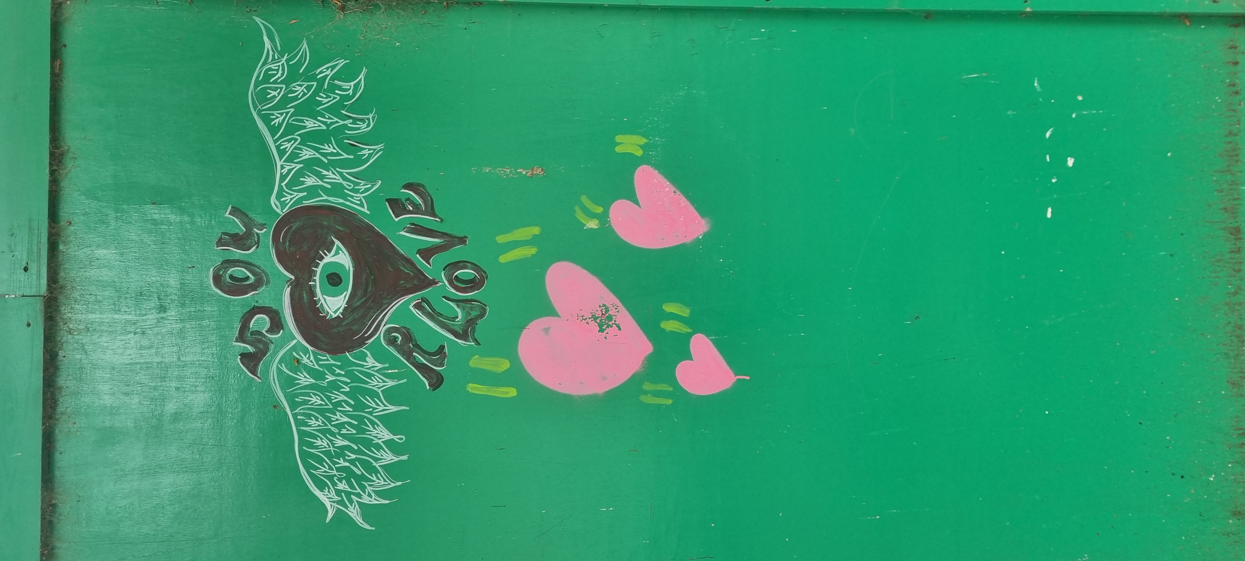 Artwork by local artist Tim