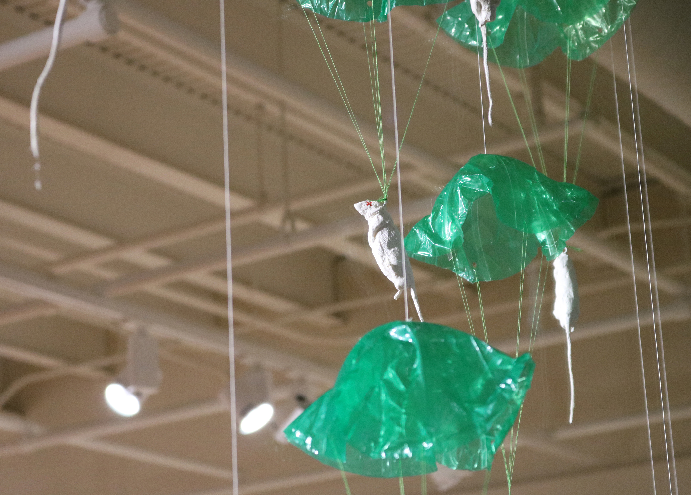 "Mouse Paratroopers," (detail)