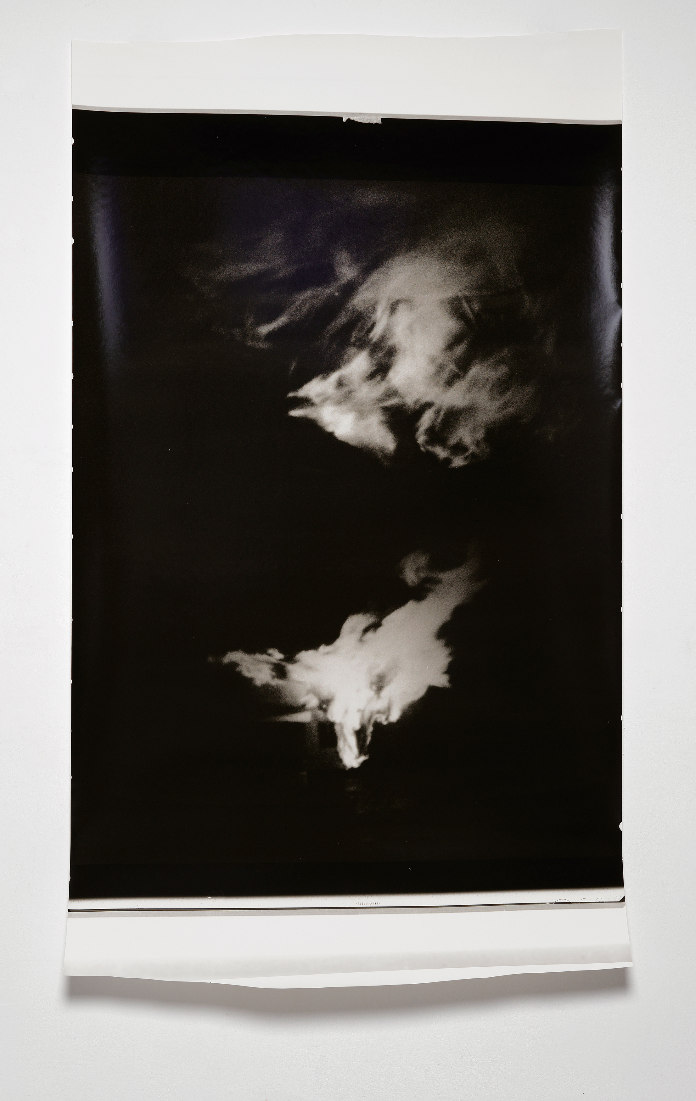 Two Small Ghosts, 2020. Unique silver gelatin print,  172.7 &times; 107.9 cm (68" &times; 42 1/2")