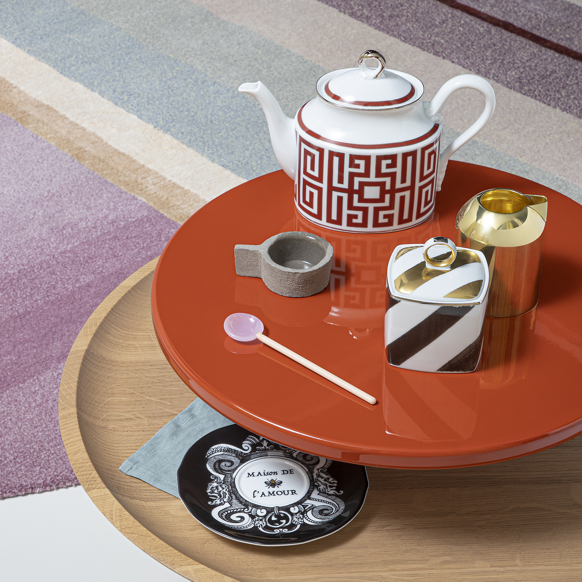 Frank bros, wallpaper store design caffe e té