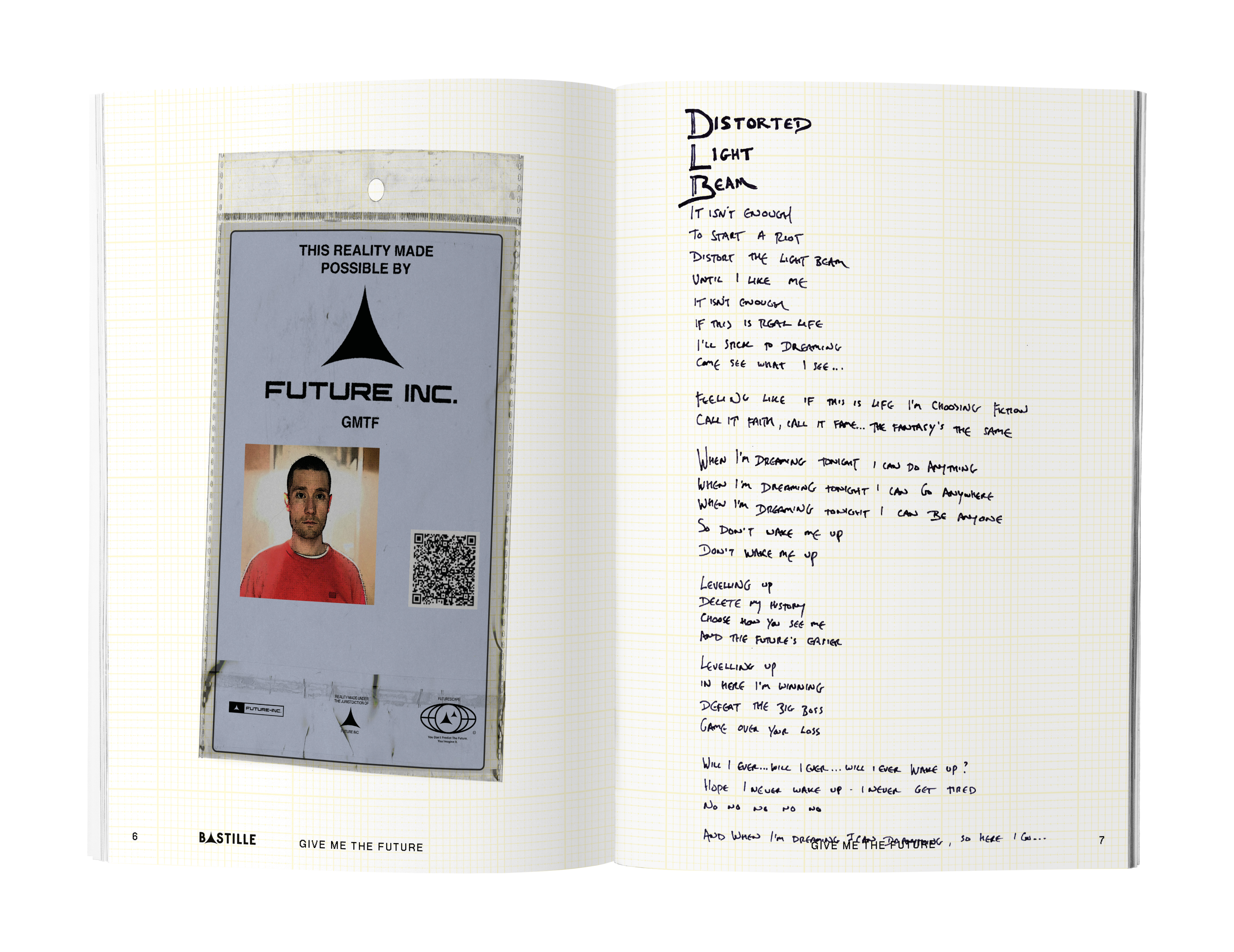 Bastille Lyric Book SAM THOMAS DESIGN