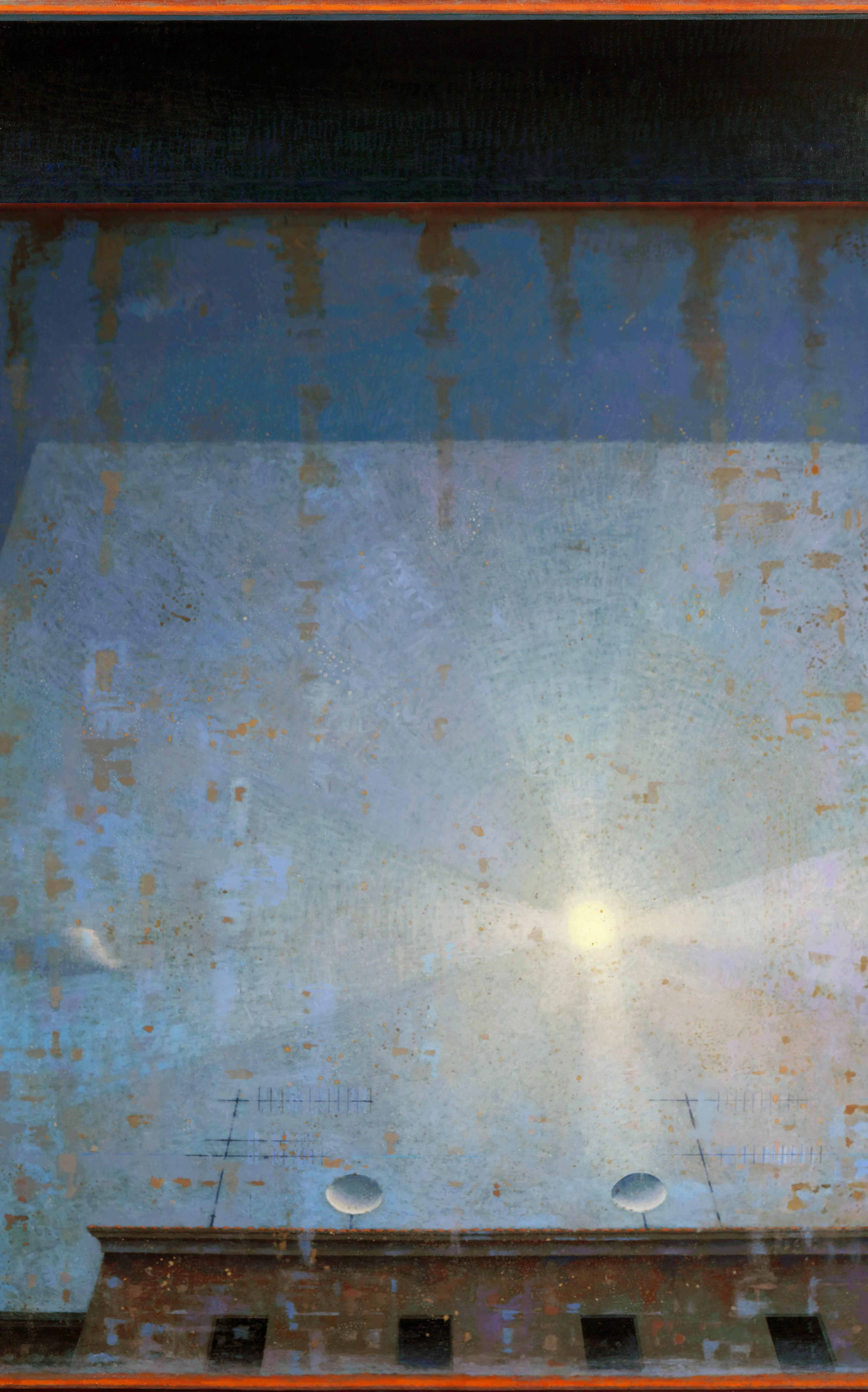 Antenne, 2018, olio su tela, dittico, cm 240x150