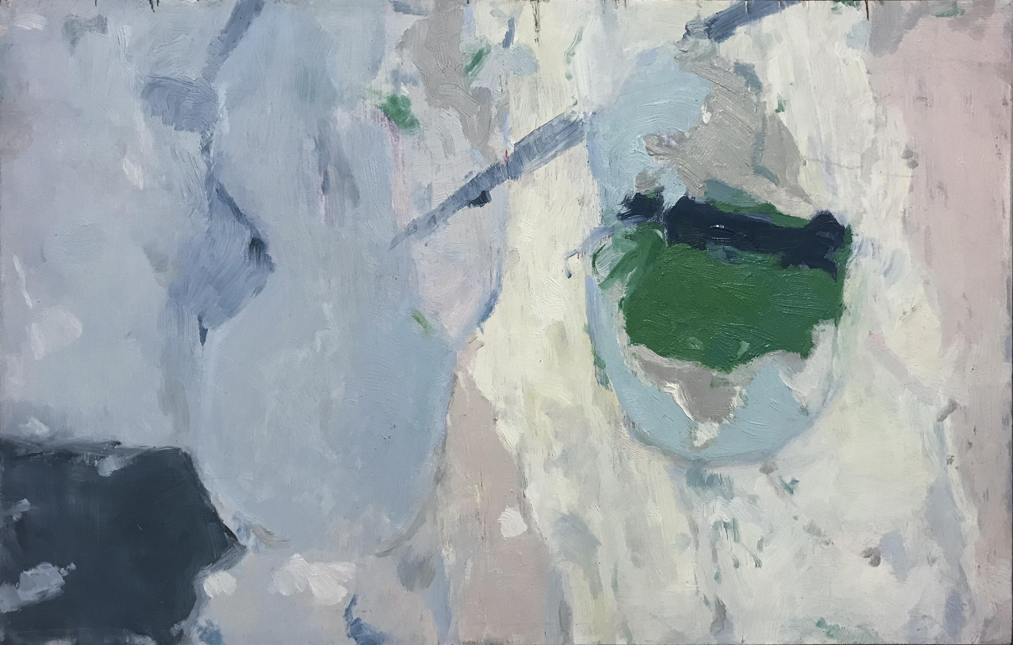 Untitled, 2008, oil on plywood, 19.5 x 30cm - framed - SOLD