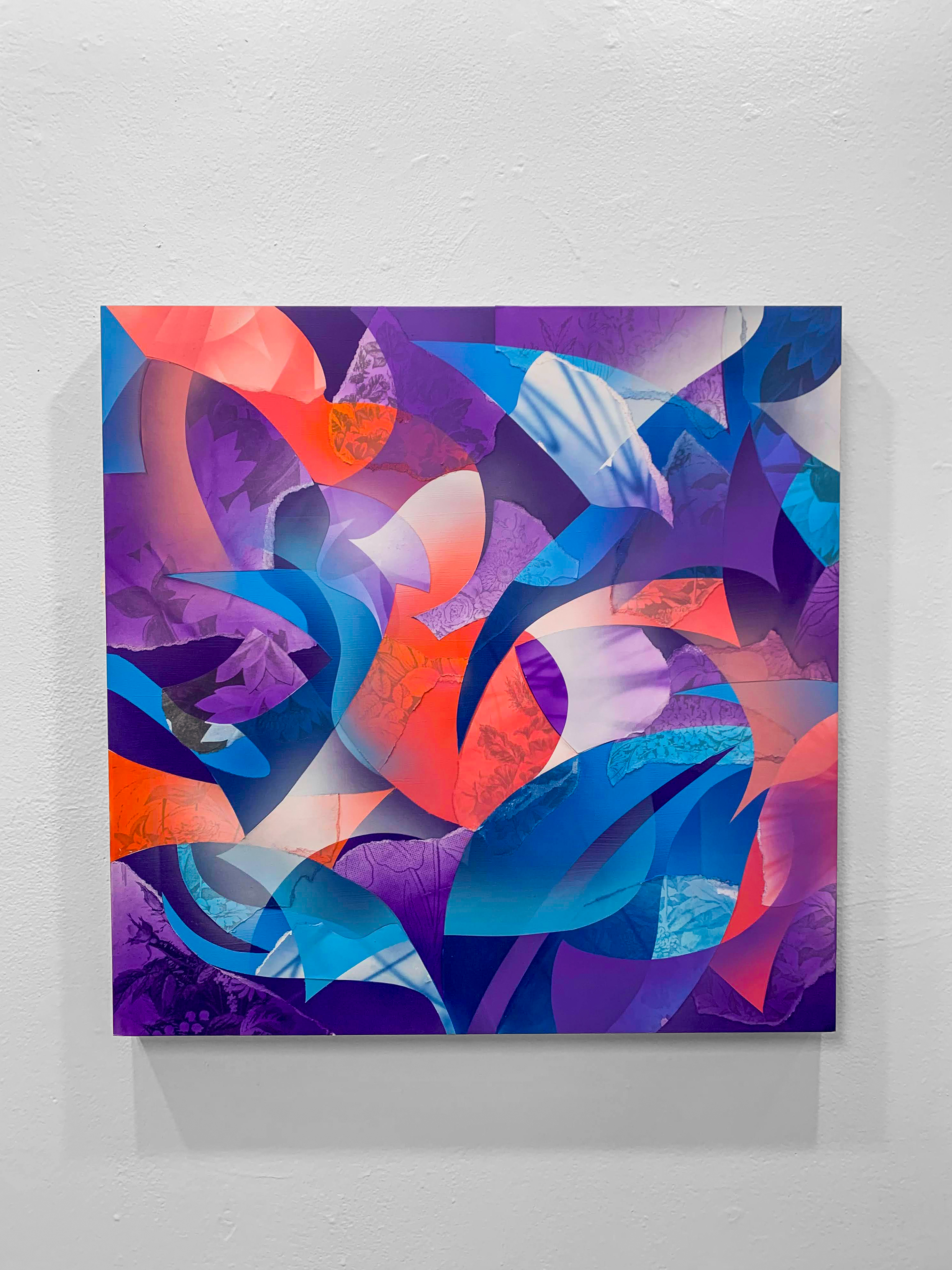 Flowers in the Ground. 2023. Arylic on Wood Panel, 24"x24"