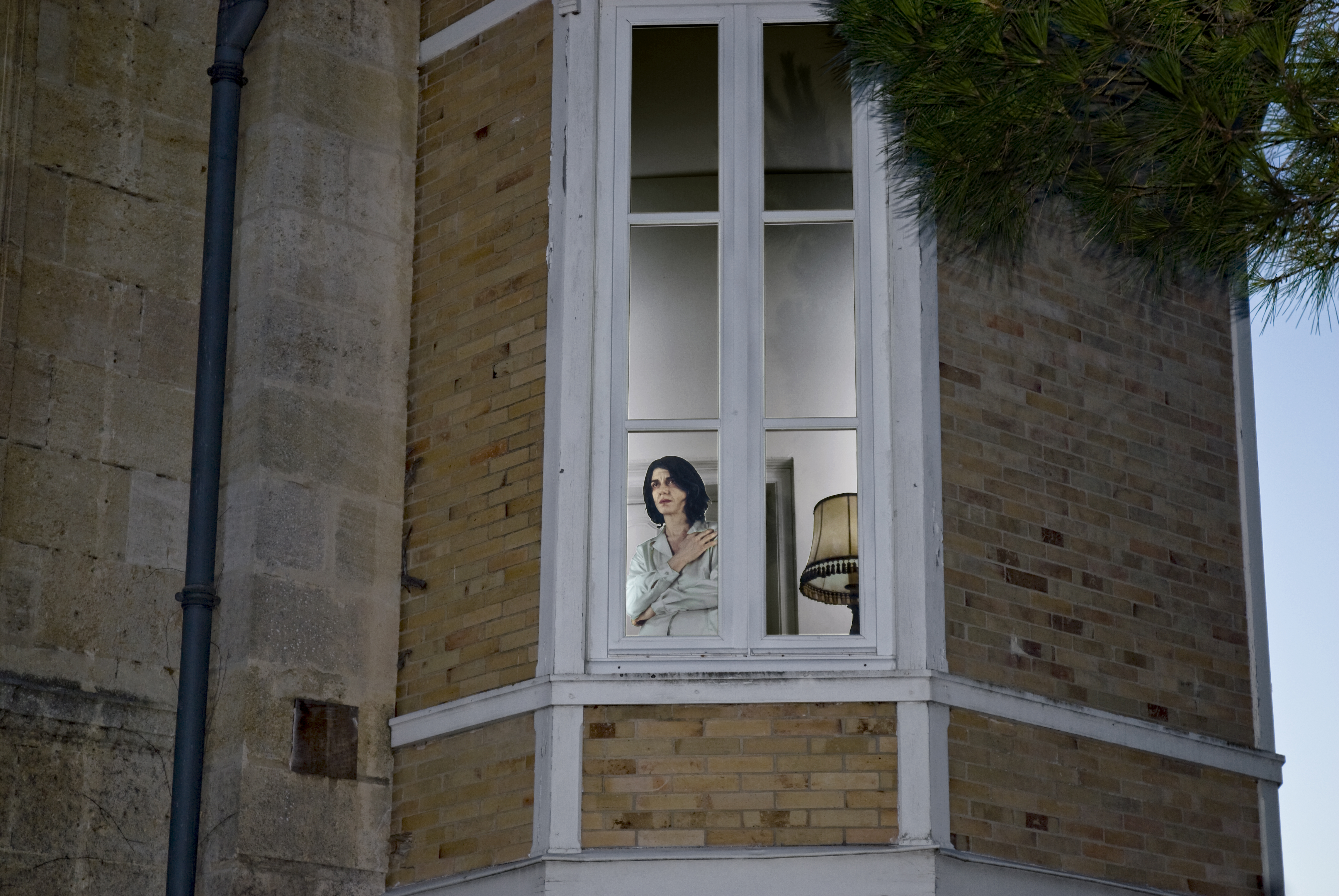1er étage / vue de l'installation in situ / 245 x 150 cm / 2008