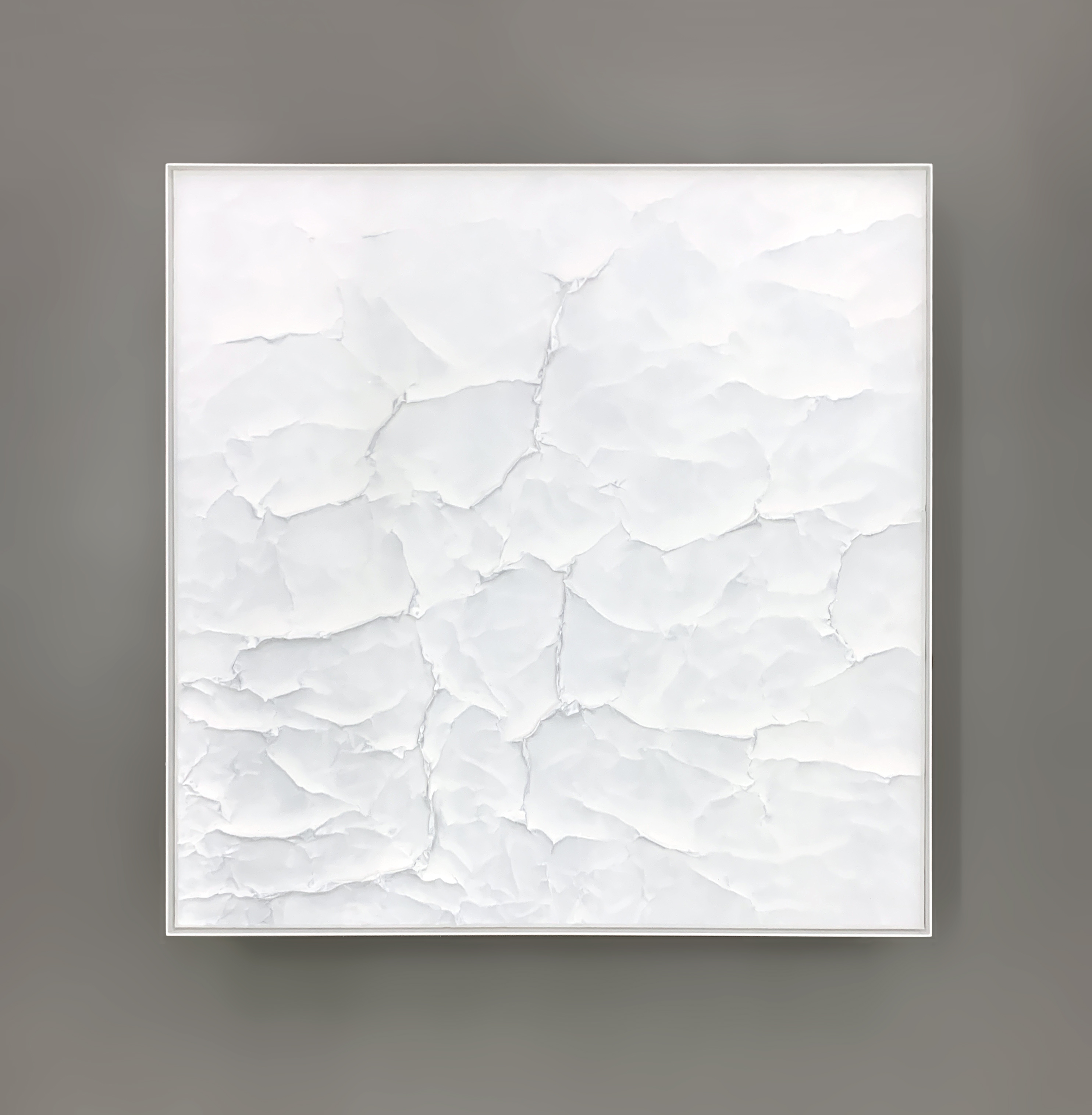 Cessation 19, 2022, mixed media, 65 x 65 x 4 cm