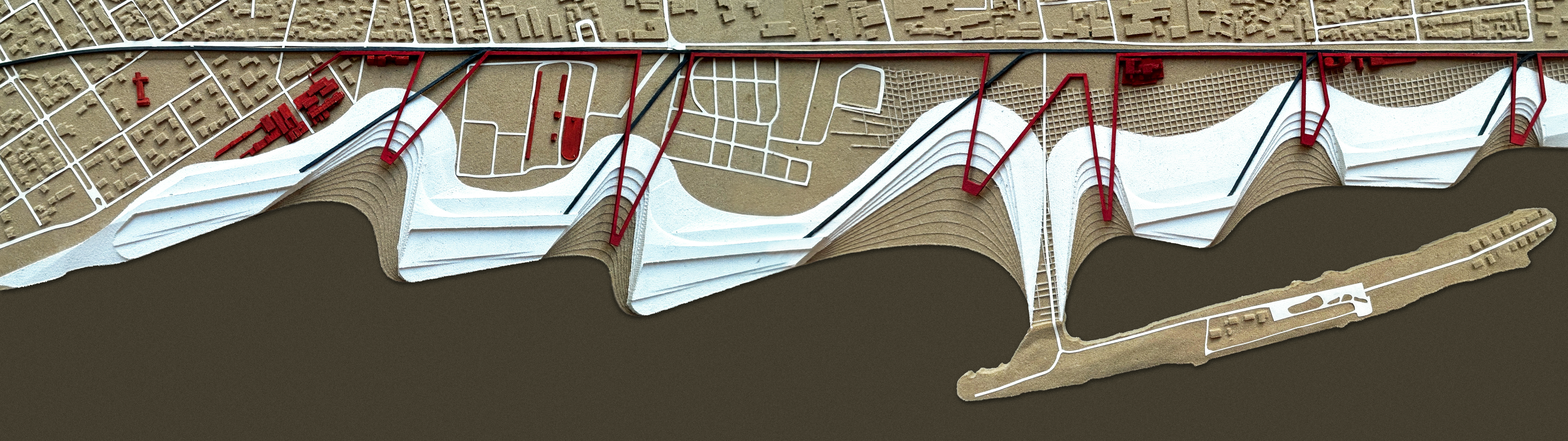 CNC Milled Site Model