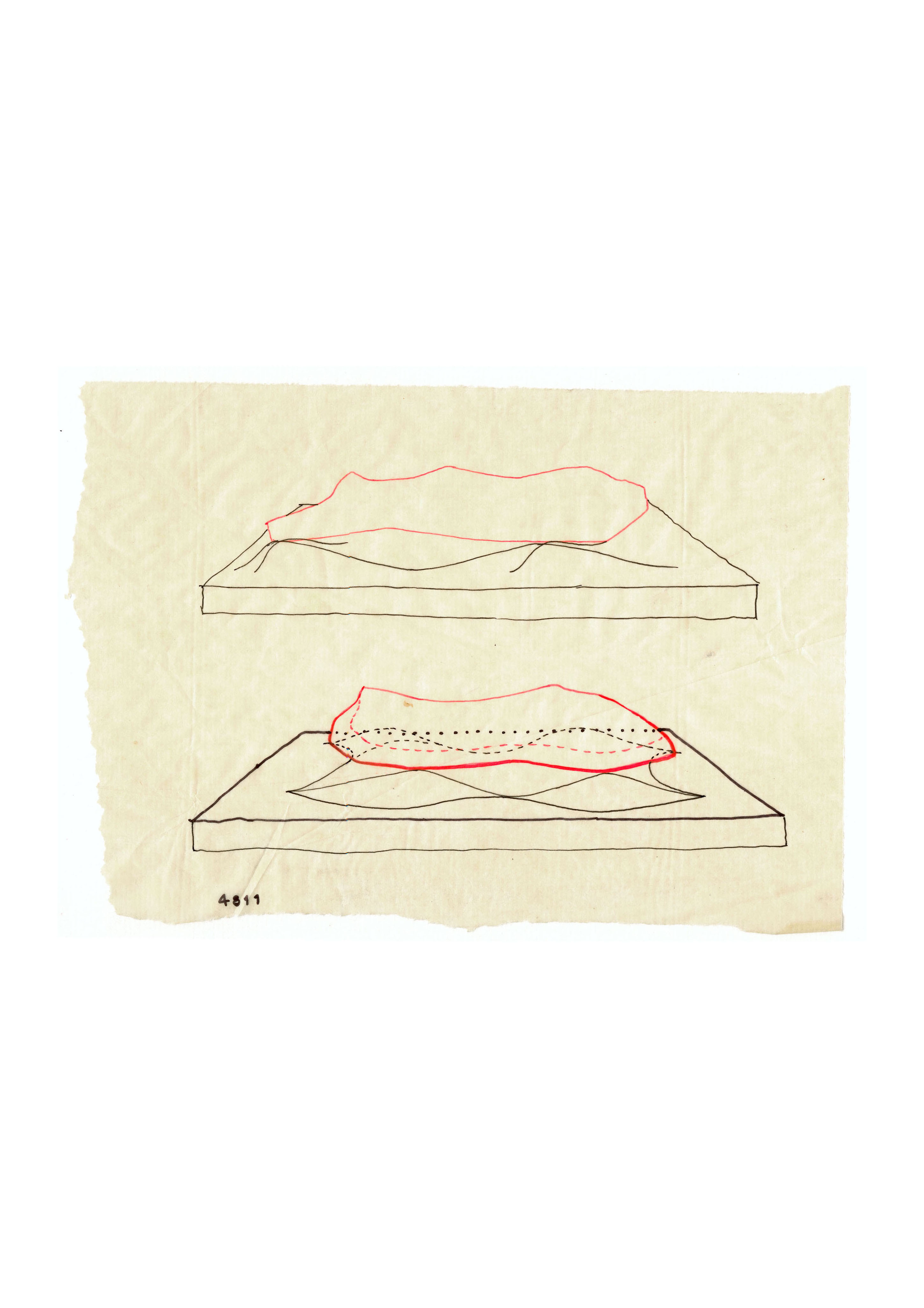 'manta', ink on trace paper, 15x10cm